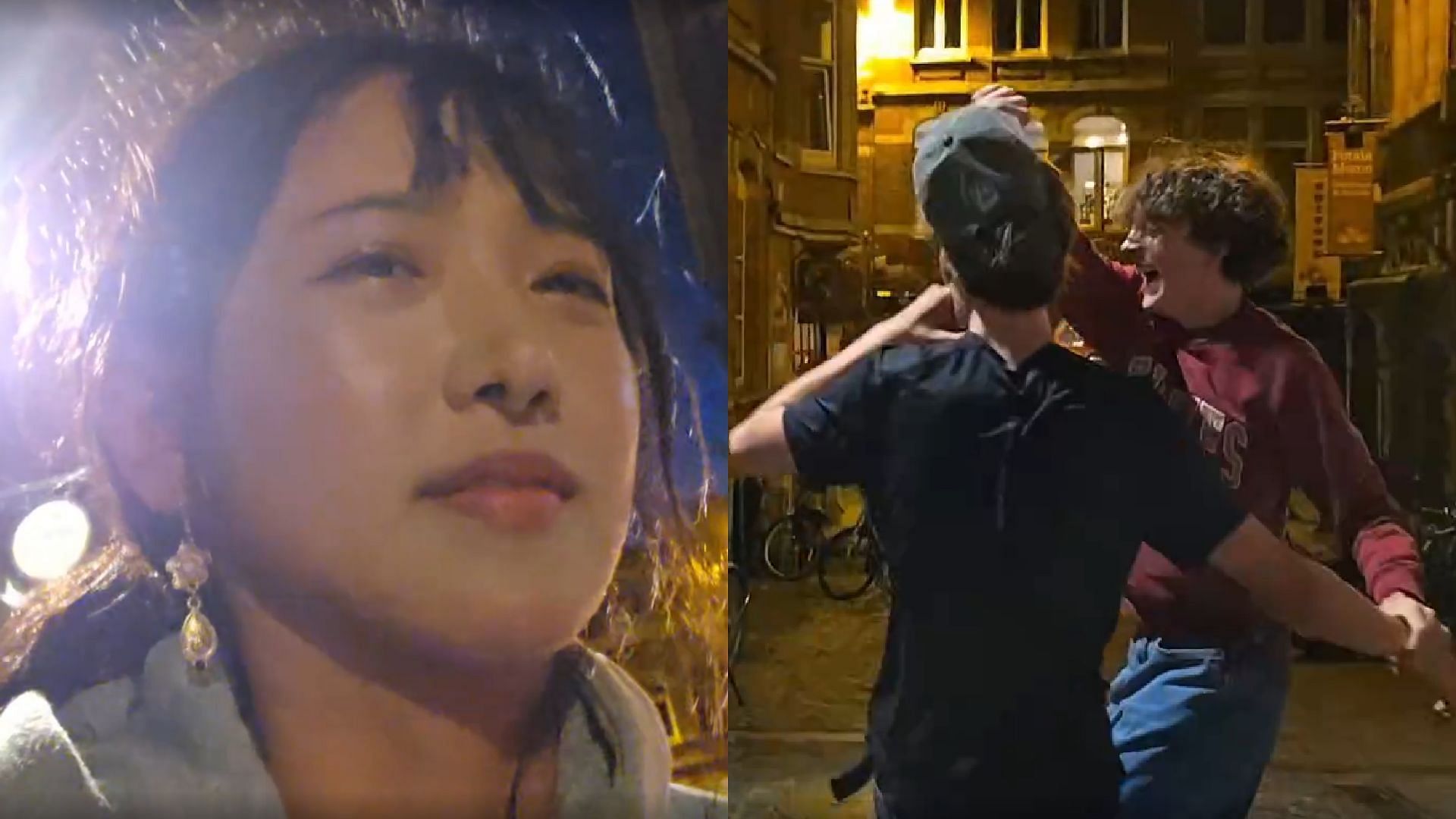 Jinnytty had her hat stolen during an IRL stream in Belgium (Image via Jinnytty/Twitch)