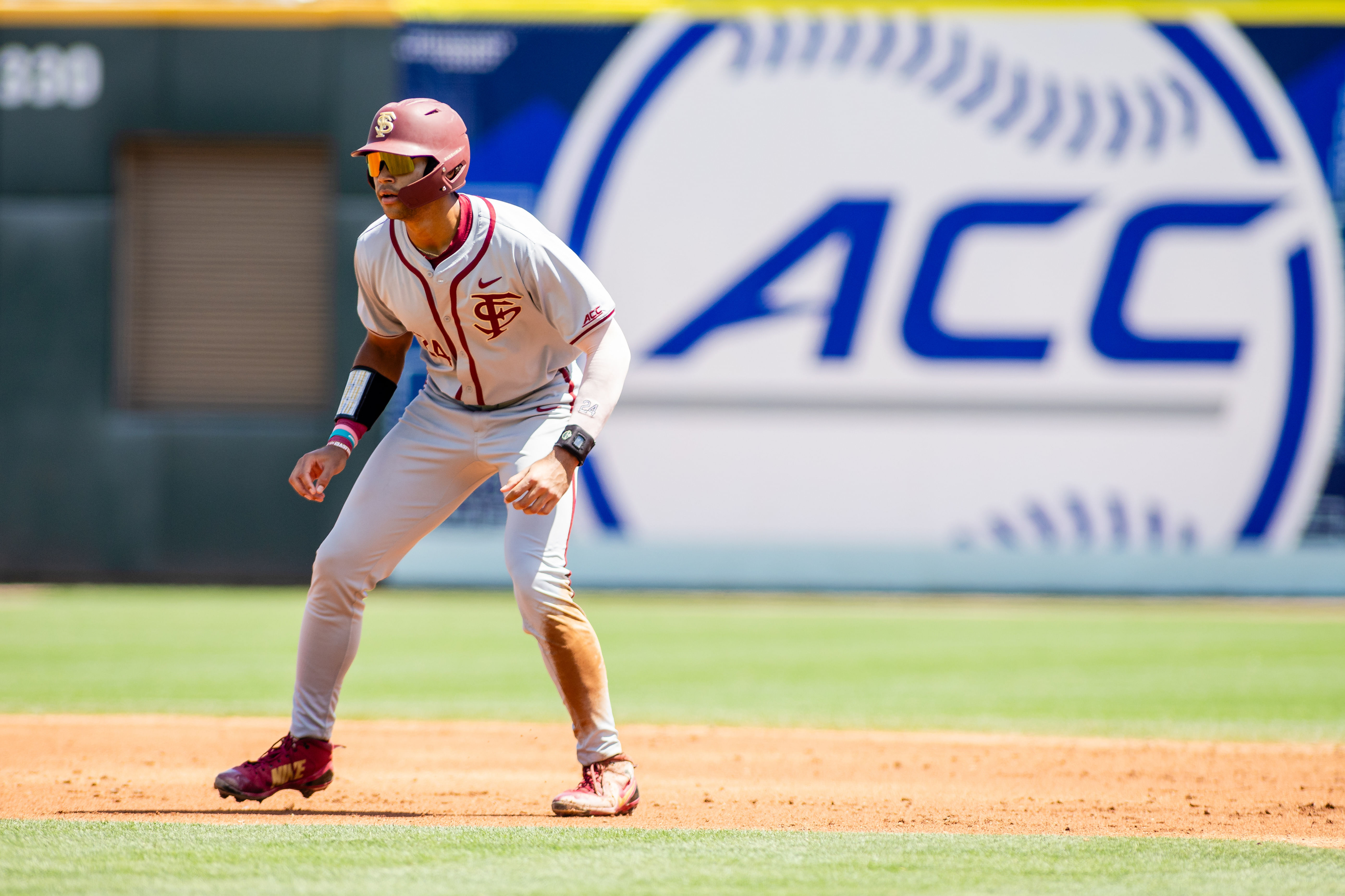 Cam Smith leads off in the fourth inning. Credits: IMAGN