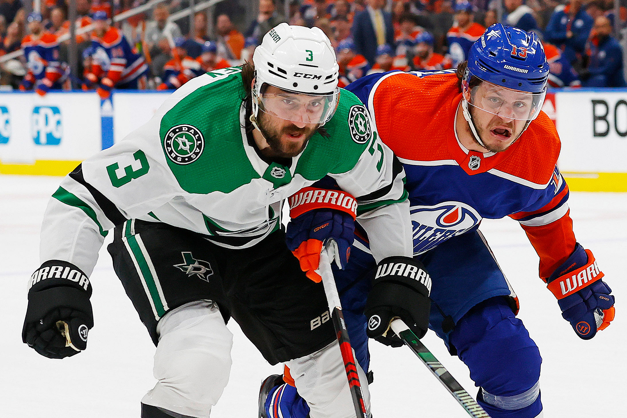 NHL: Stanley Cup Playoffs-Dallas Stars at Edmonton Oilers