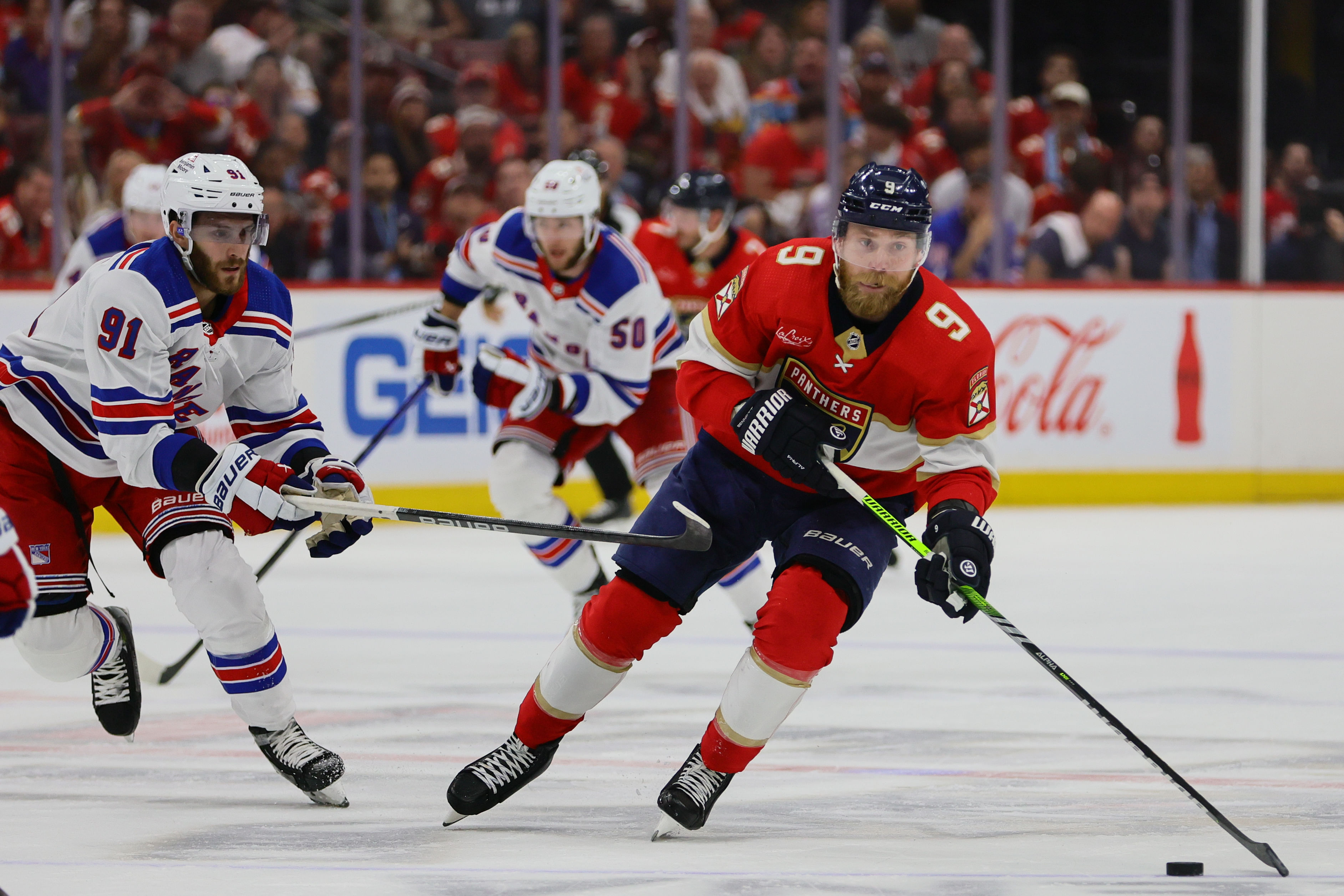 NHL: Stanley Cup Playoffs-New York Rangers at Florida Panthers - Source: Imagn