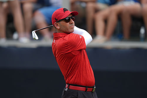 Sergio Garcia during the 2024 U.S. Open [Image via USA Today]