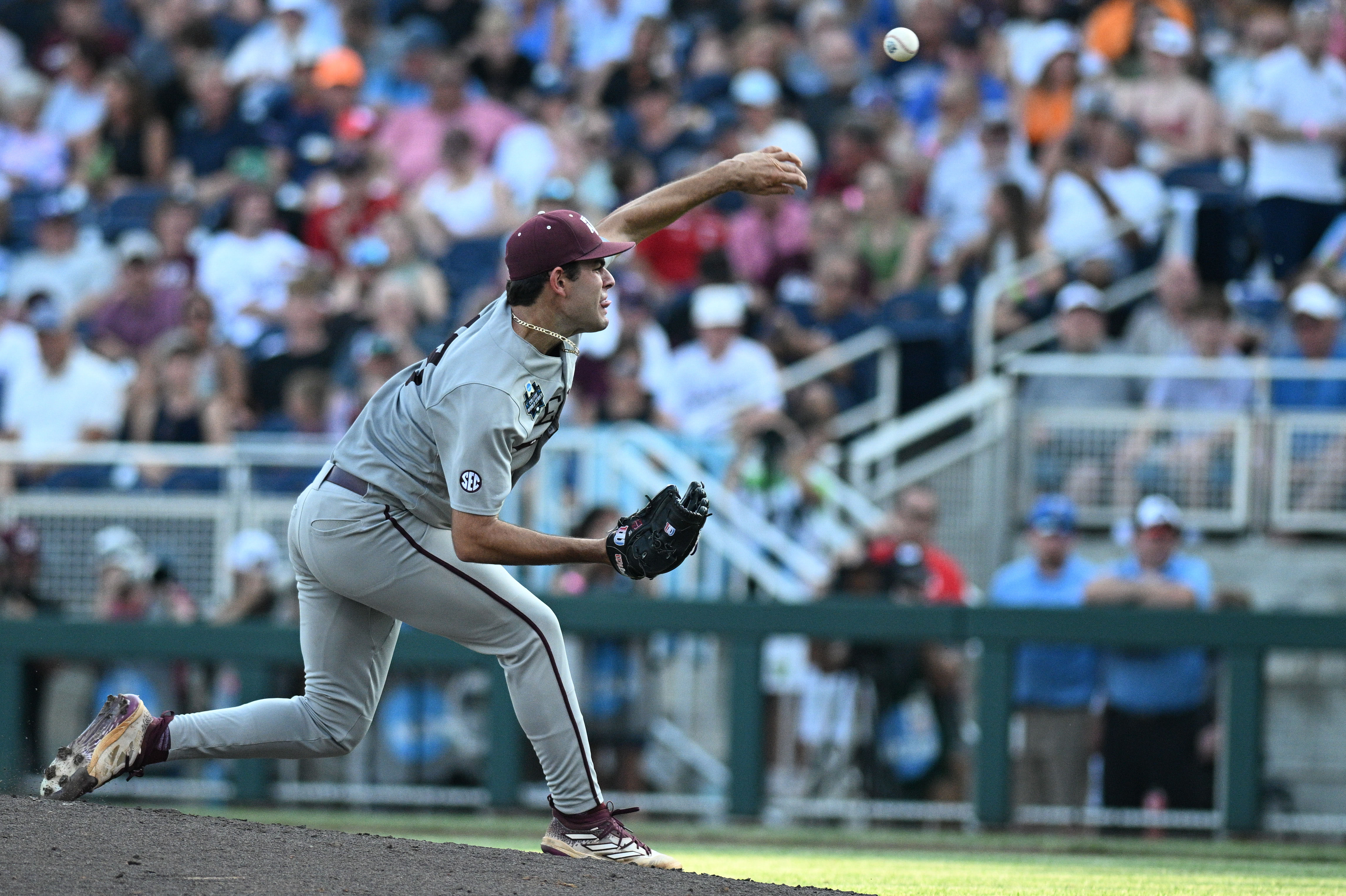 Ryan Prager went 9-1 with a 2.95 ERA in 19 starts with Texas A&M. (Image Source: IMAGN)