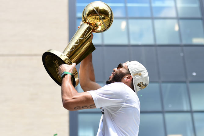 In Pictures: Jayson Tatum receives custom Travis Scott x Jordan 1 Low White Partys for Michael Rubin's 4th of July bash