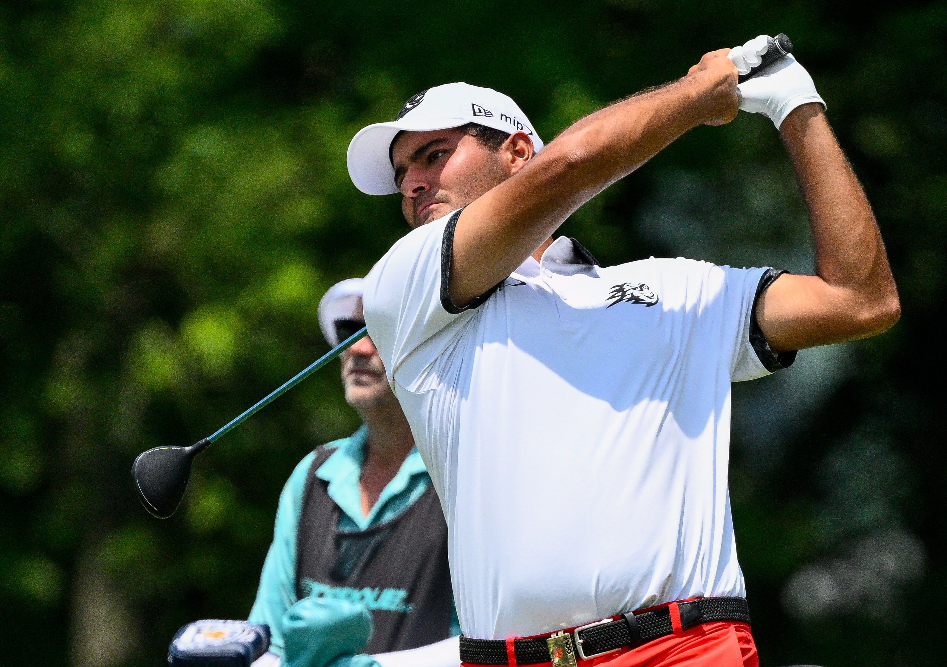 Eugenio Chacarra during LIV Golf Nashville [Image via USA Today]