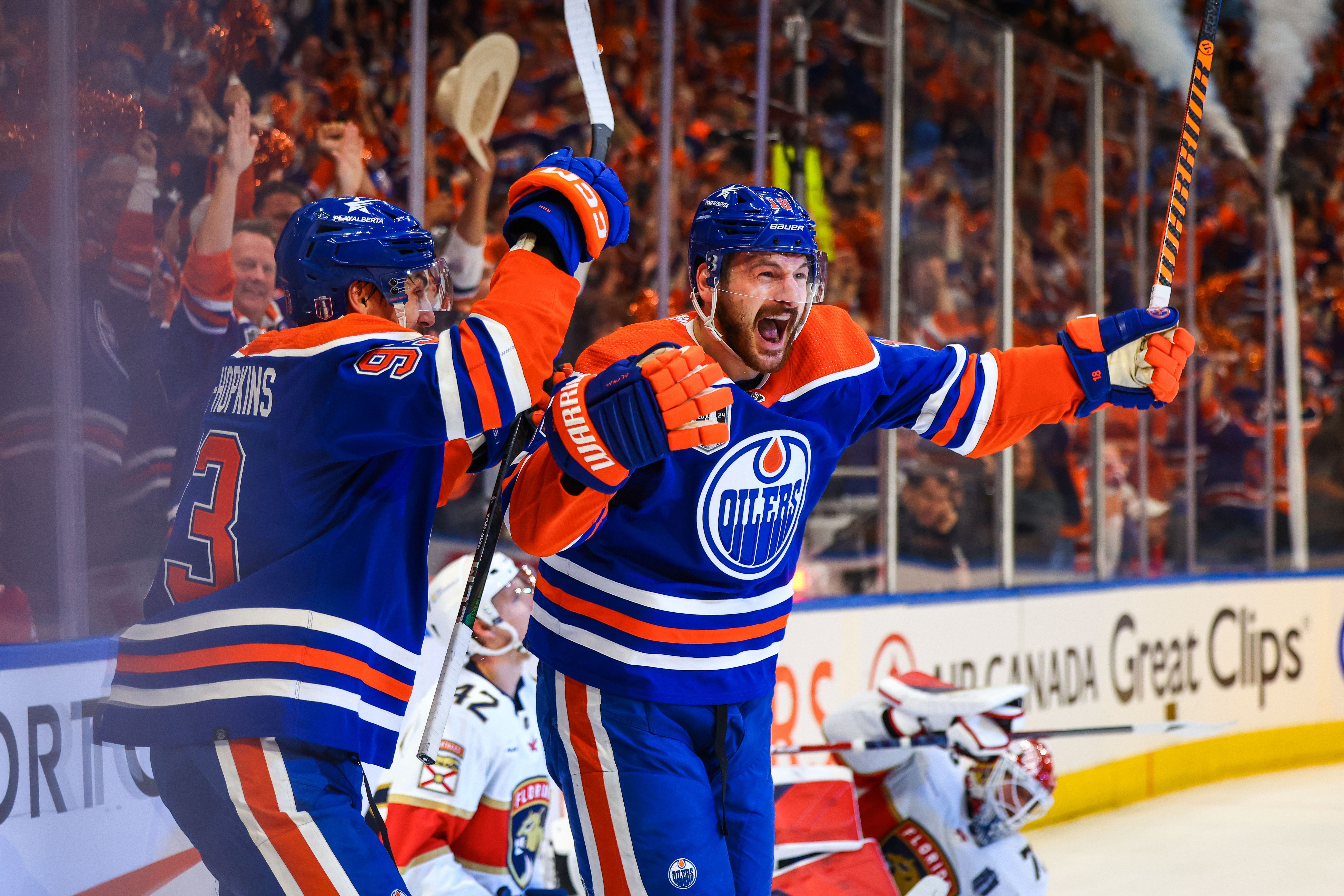 NHL: Stanley Cup Final-Florida Panthers at Edmonton Oilers