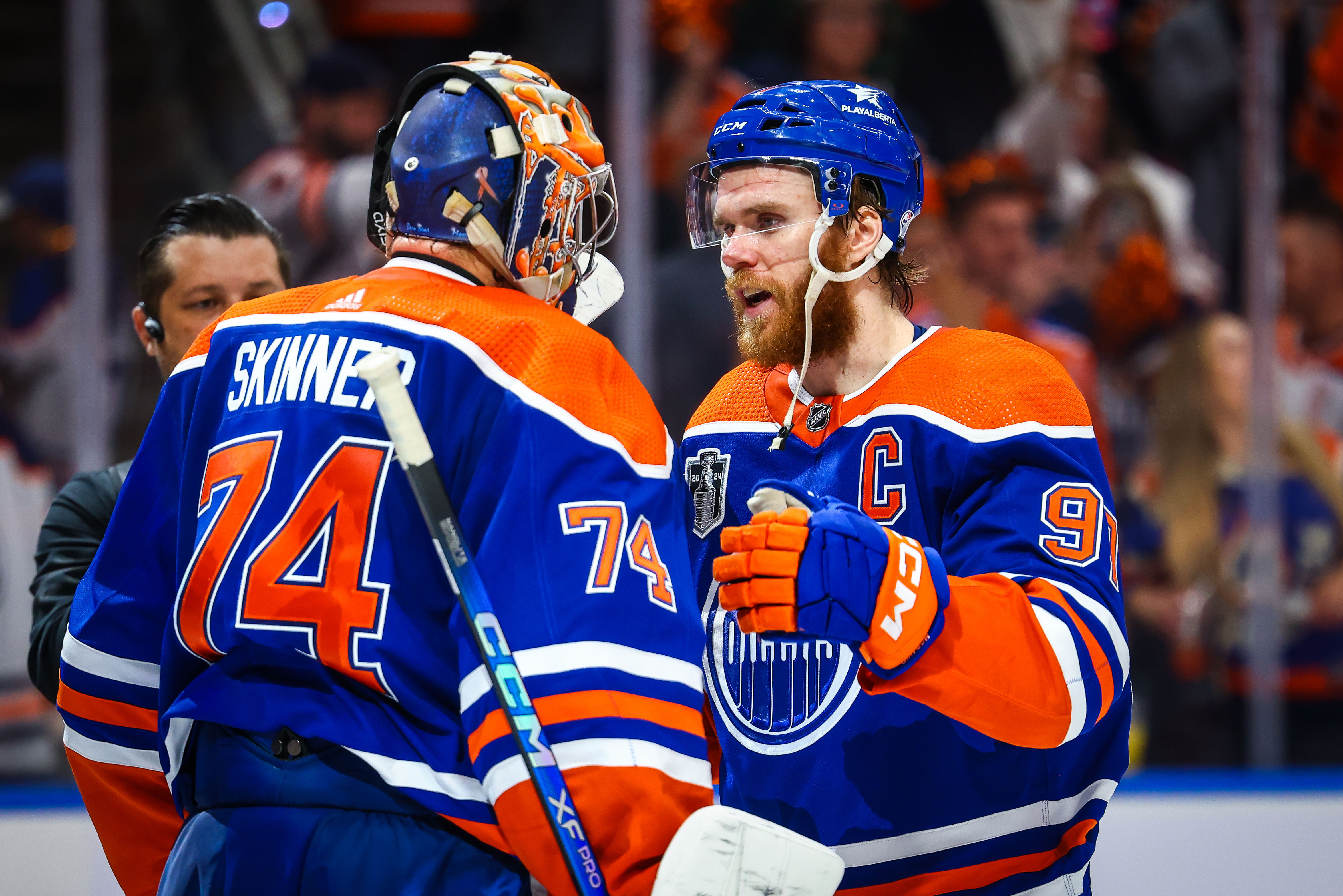 NHL: Stanley Cup Final-Florida Panthers at Edmonton Oilers