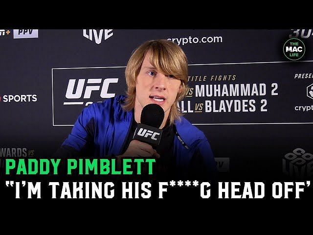 Paddy Pimblett Discusses New UFC Contract, Rubbishes Rumors Of Leaving ...