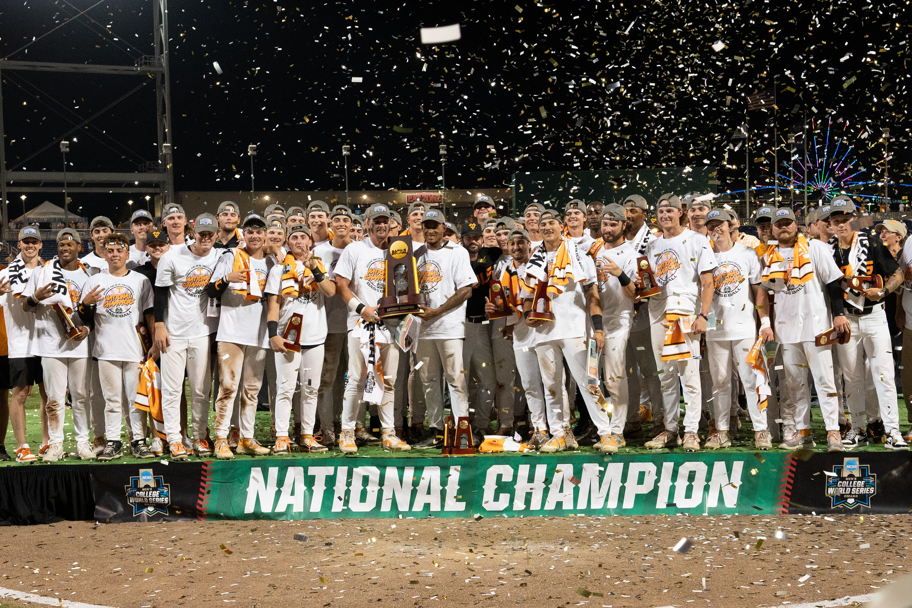 The Tennessee Volunteers made history in Omaha by winning their first College World Series title.