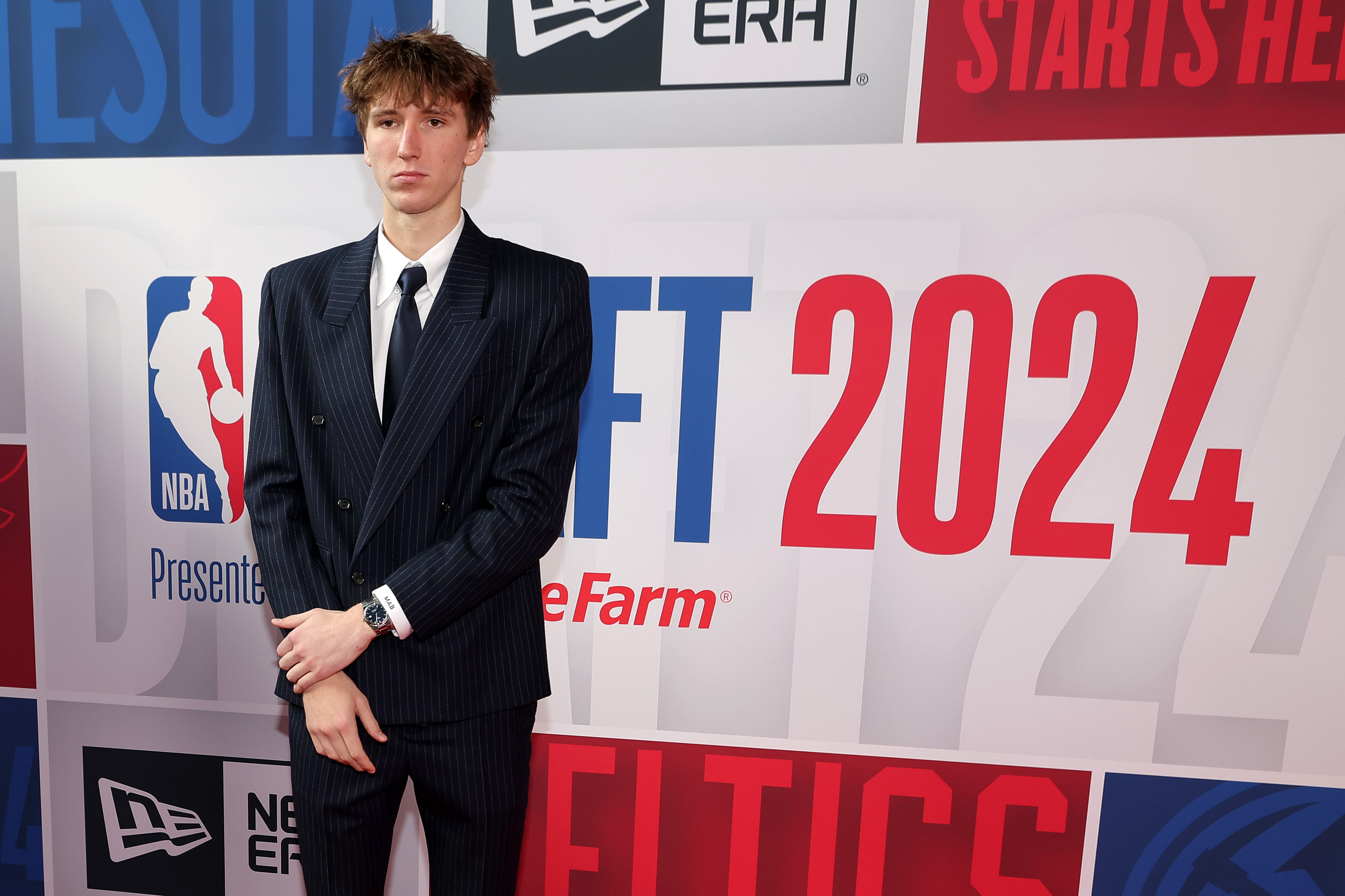 Matas Buzelis at the NBA Draft (Photo Credit: IMAGN)