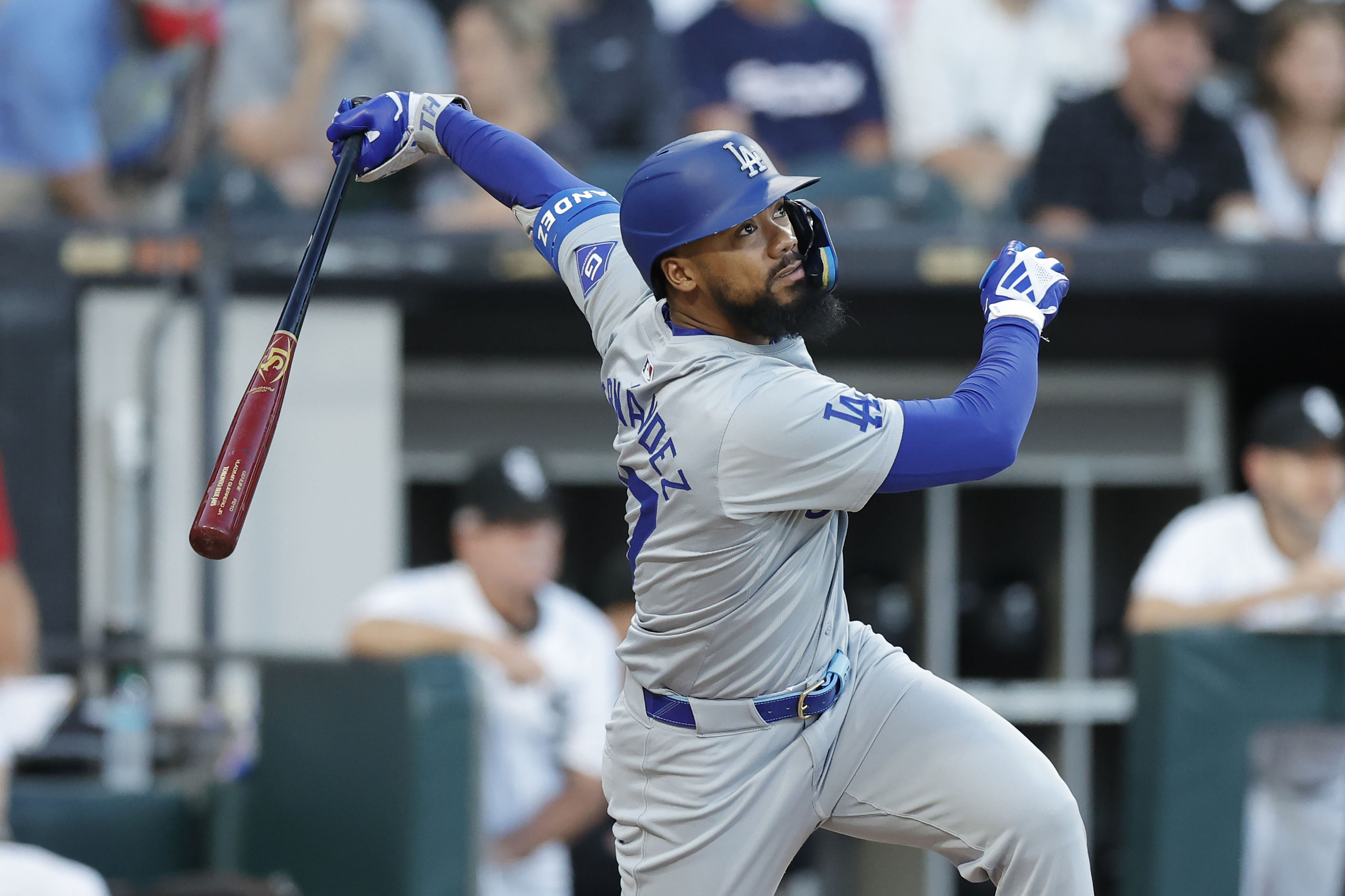 Teoscar Hernandez has 19 home runs for the Los Angeles Dodgers this season (Photo Credit: IMAGN)