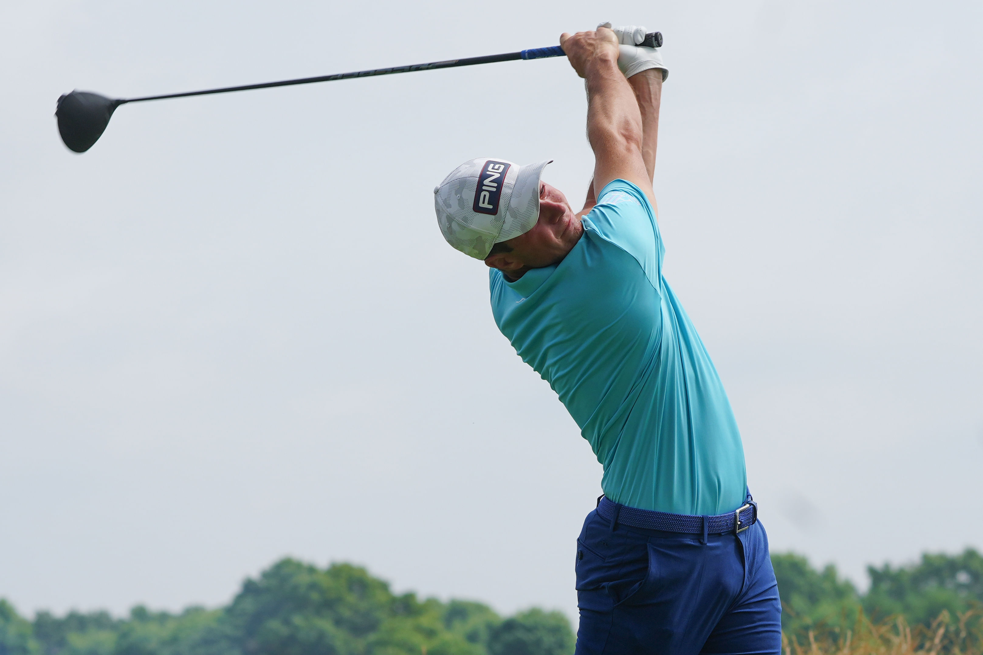 Viktor Hovland during the Travelers Championship (Image via IMA