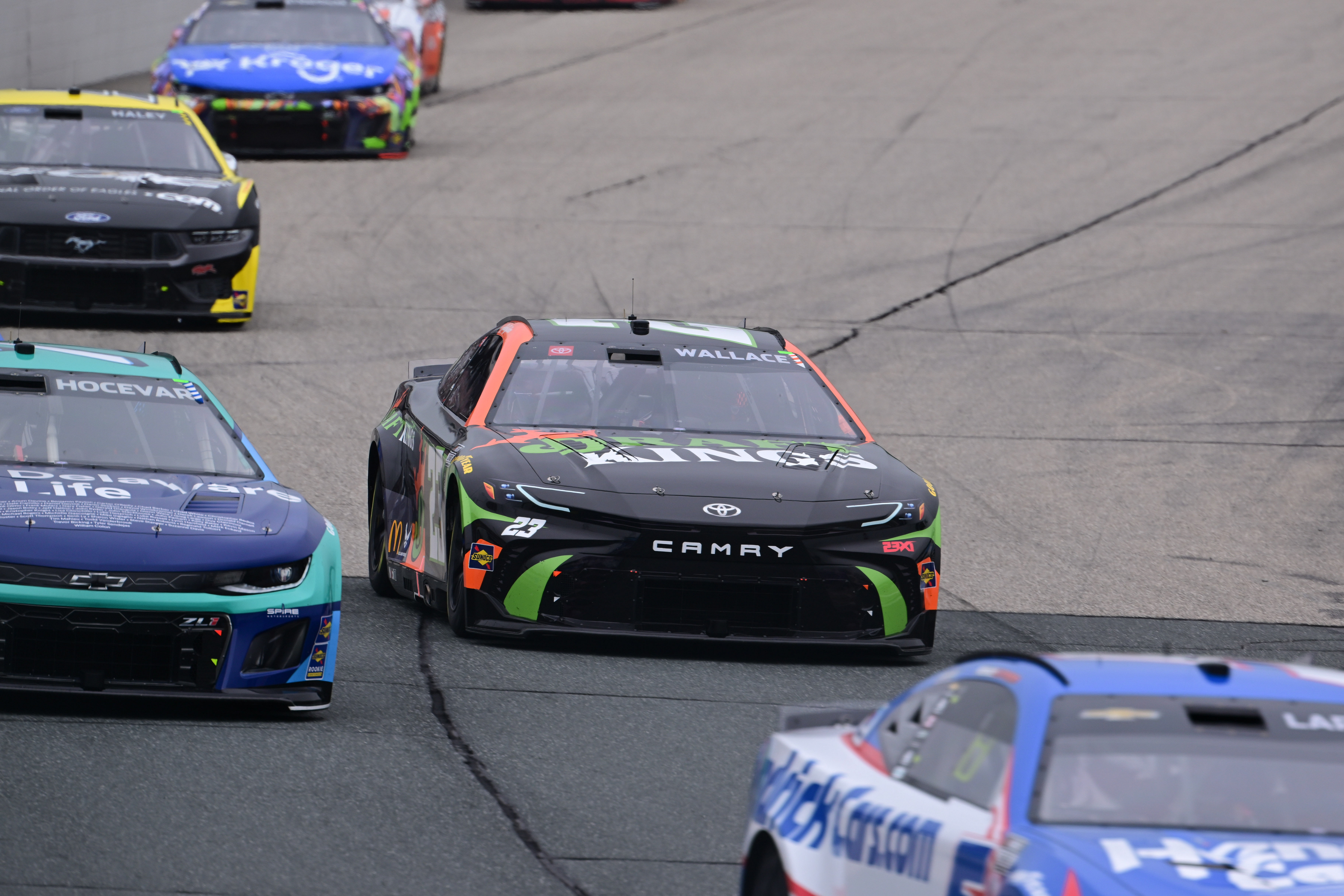 New Hampshire, USA; NASCAR Cup Series driver Bubba Wallace (23) races during the USA TODAY 301 at New Hampshire Motor Speedway. Mandatory Credit: Eric Canha-USA TODAY Sports (Picture credit: IMAGN)