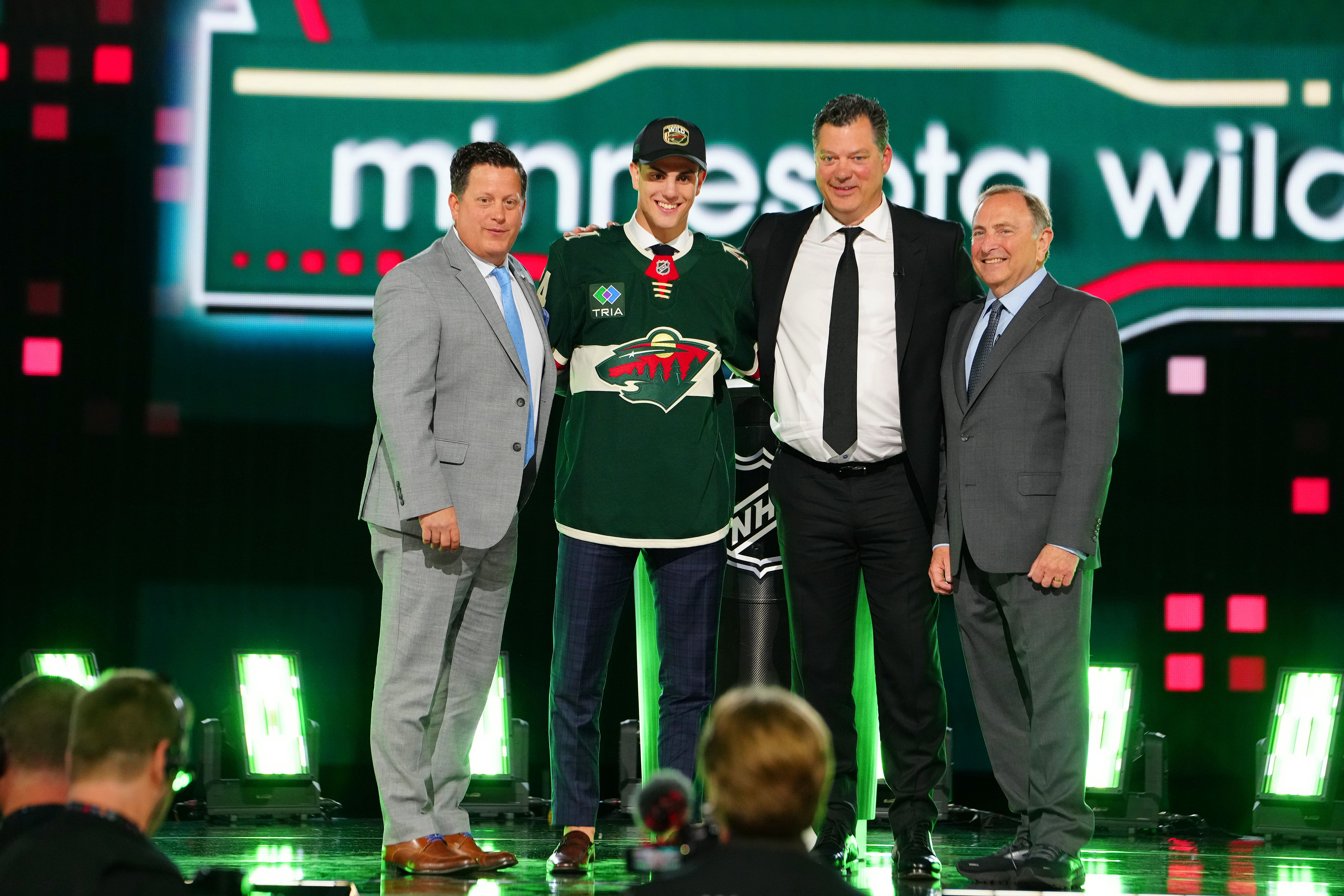 The Minnesota Wild selected Zeev Buium