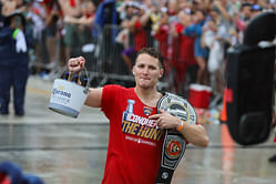 Matthew Tkachuk takes a jab at Edmonton Oilers during Panthers' Championship parade