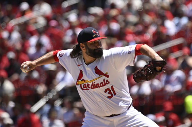 "Yass daddy" - Lance Lynn's wife Dymin celebrates Cardinals ace pitcher's 1000th career strikeout at Busch Stadium