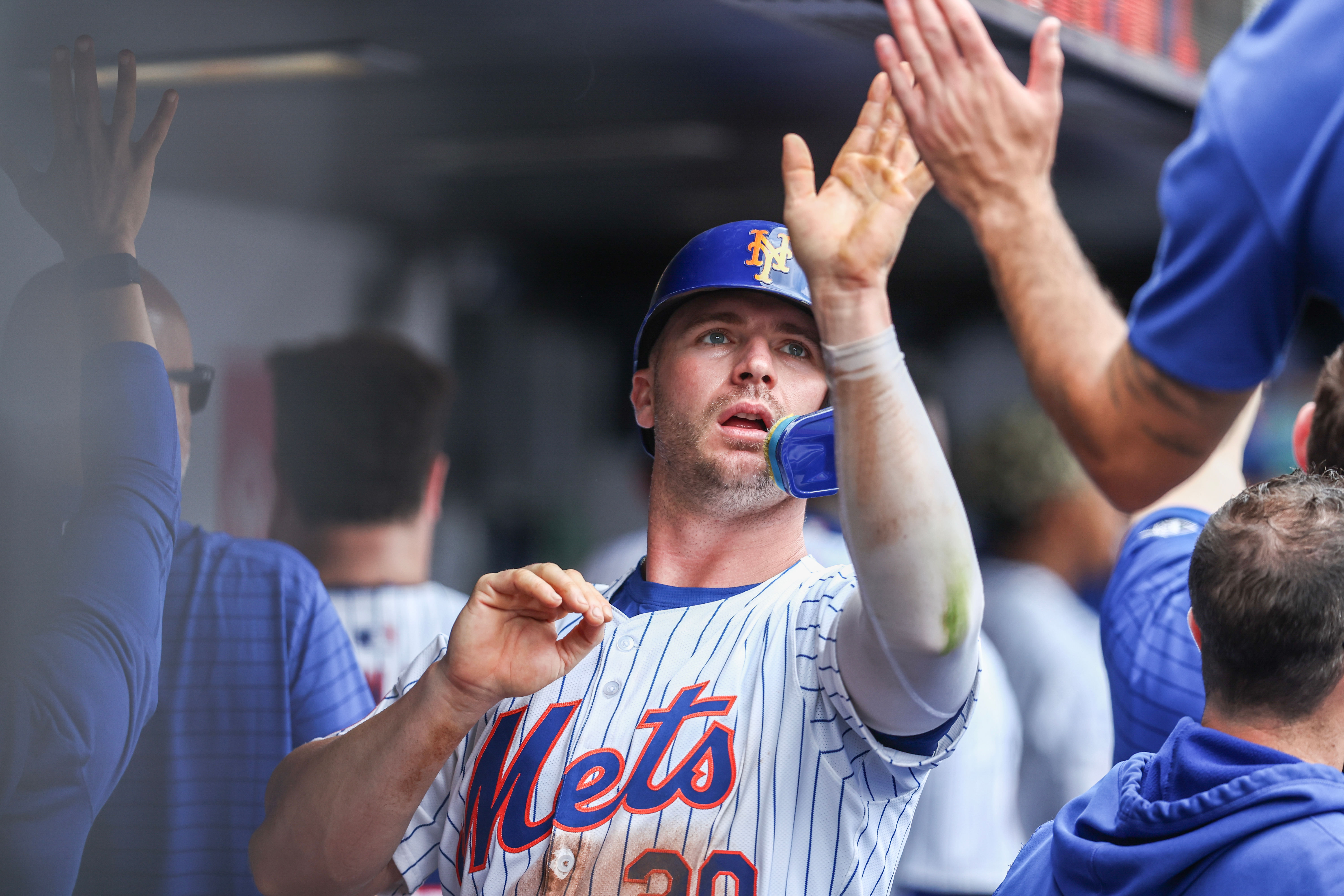 Pete Alonso hasn&#039;t been offered an extension by the New York Mets and will probably play for a different team next year. (Photo Credit: IMAGN)