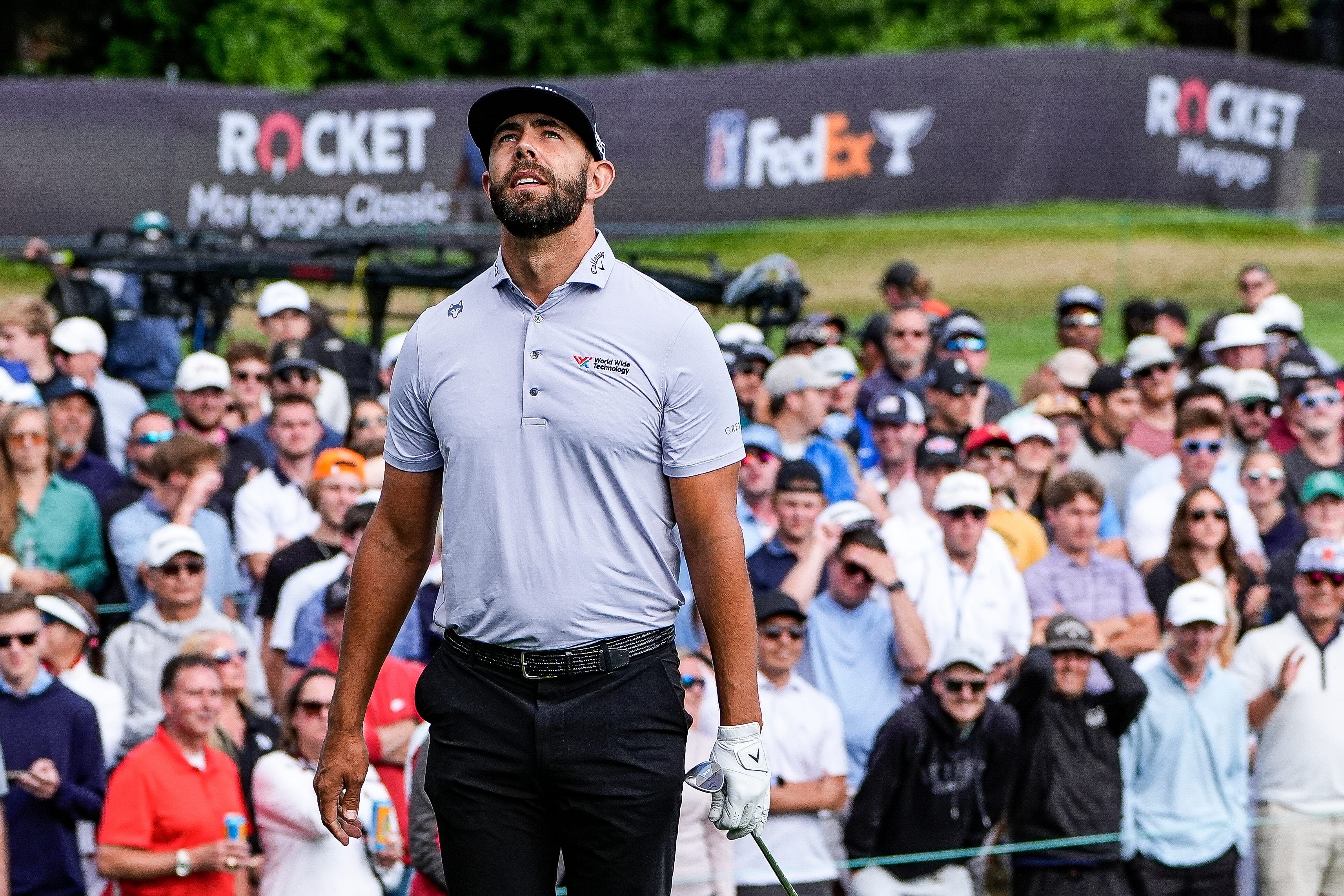 Erik Van Rooyen during the Rocket Mortgage Classic (Image Source: Imagn)