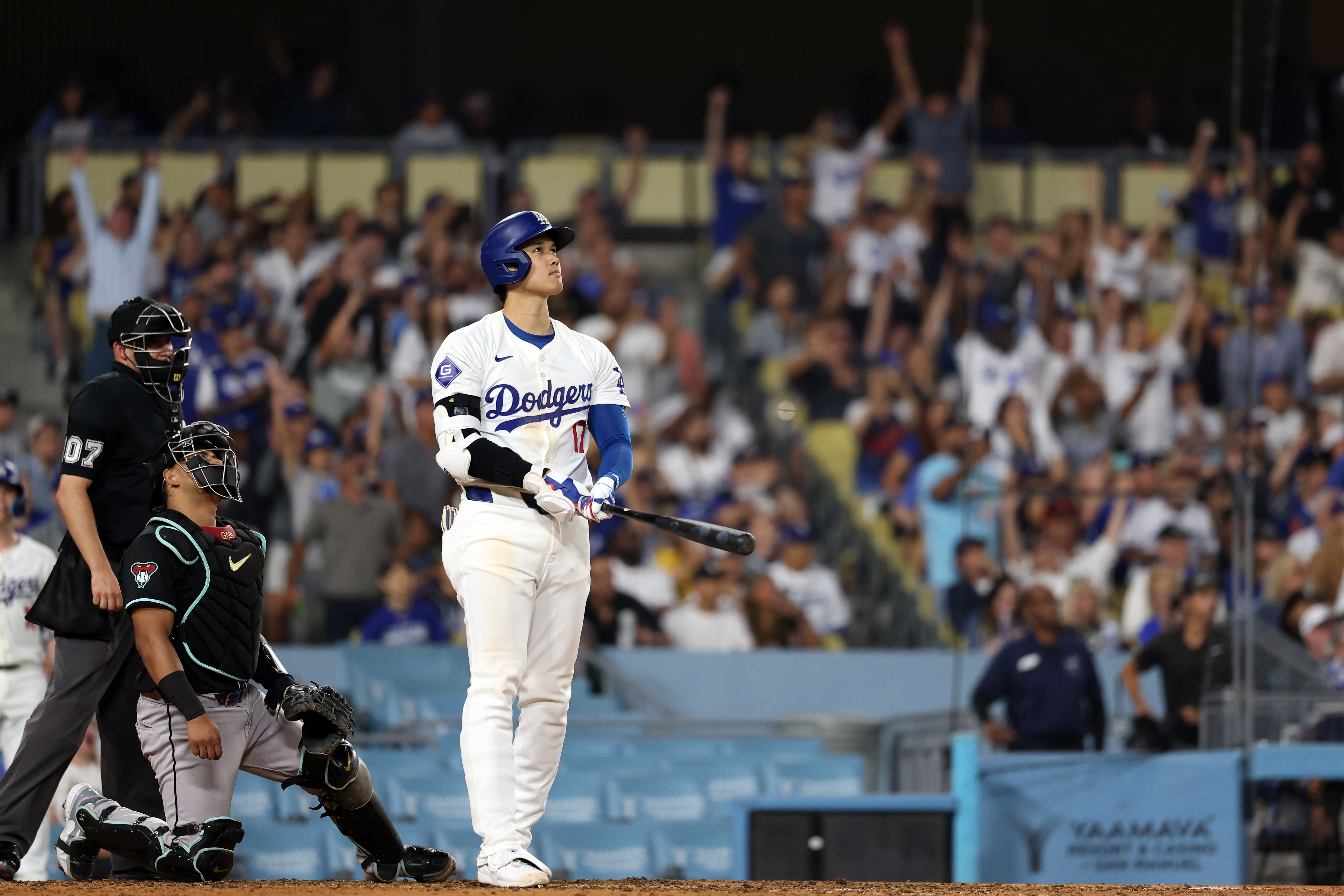 Shohei Ohtani hit a home run (Credits: Getty)