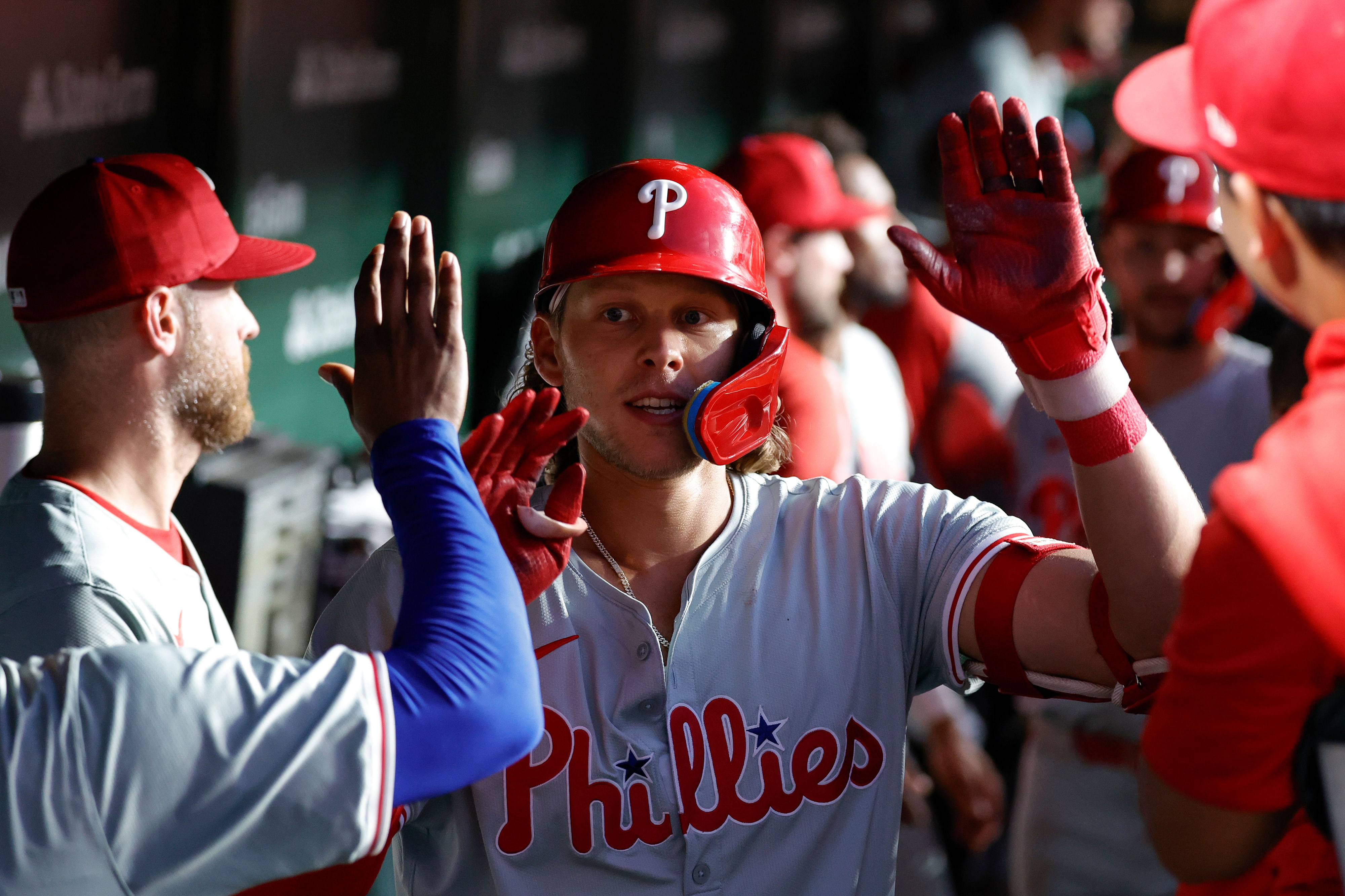 Alec Bohm earned 69% of the votes to beat Manny Machado by a massive margin in the All-Star ballot. (Photo Credit: IMAGN)