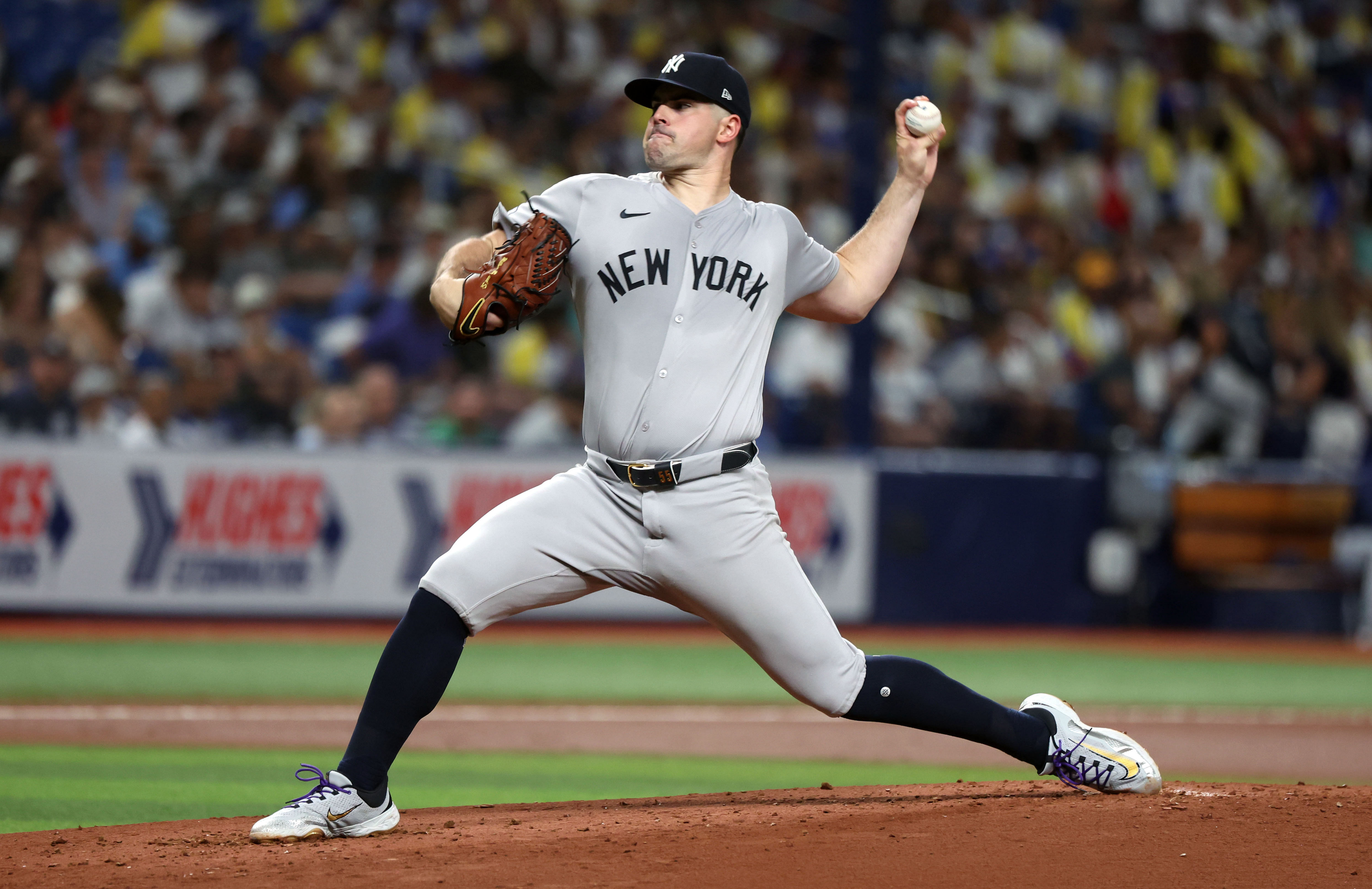 Can Carlos Rodon reach six strikeouts? (Imagn)