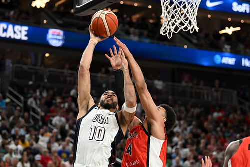 Jayson Tatum to play for Team USA vs. South Sudan. (Photo: IMAGN)