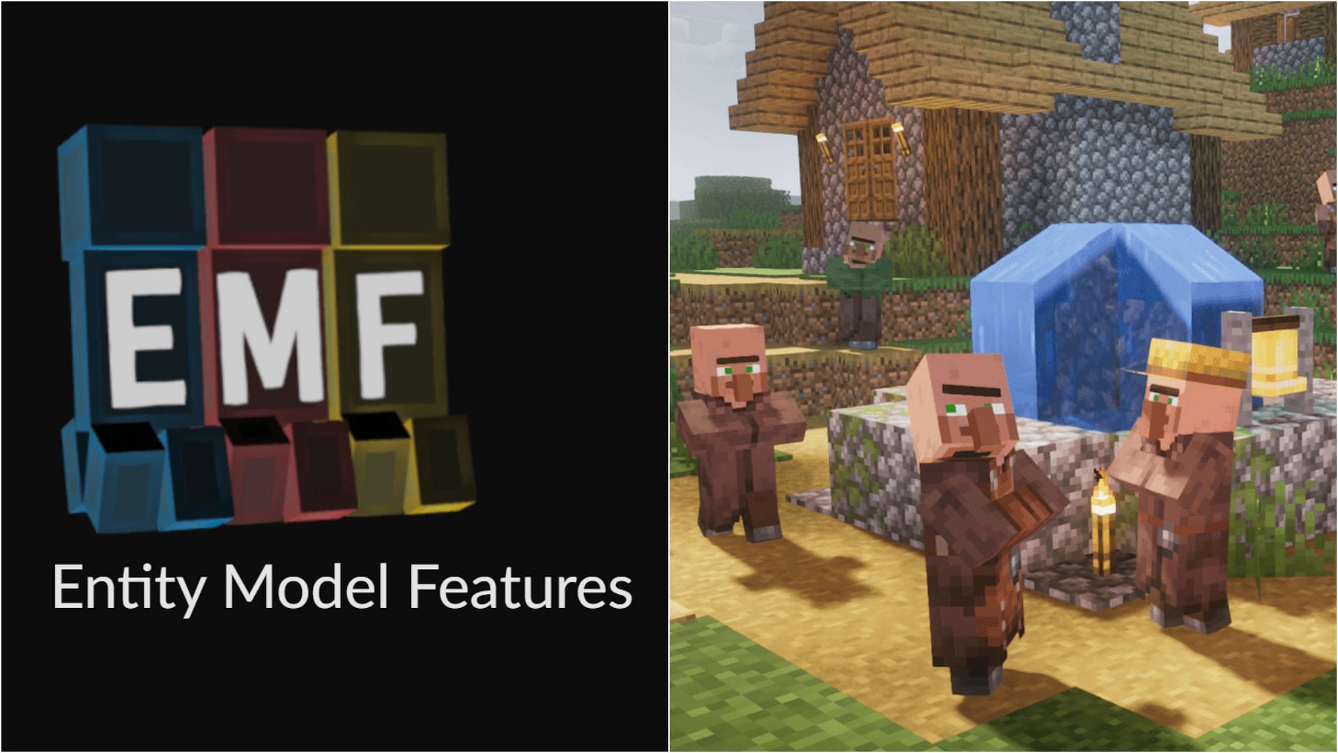 Entity Model Features mod helps various resource packs run properly without OptiFine (Image via CurseForge)