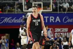 Is Donovan Clingan playing vs Houston Rockets? Latest on Blazers center's status for Summer League game (July 21)