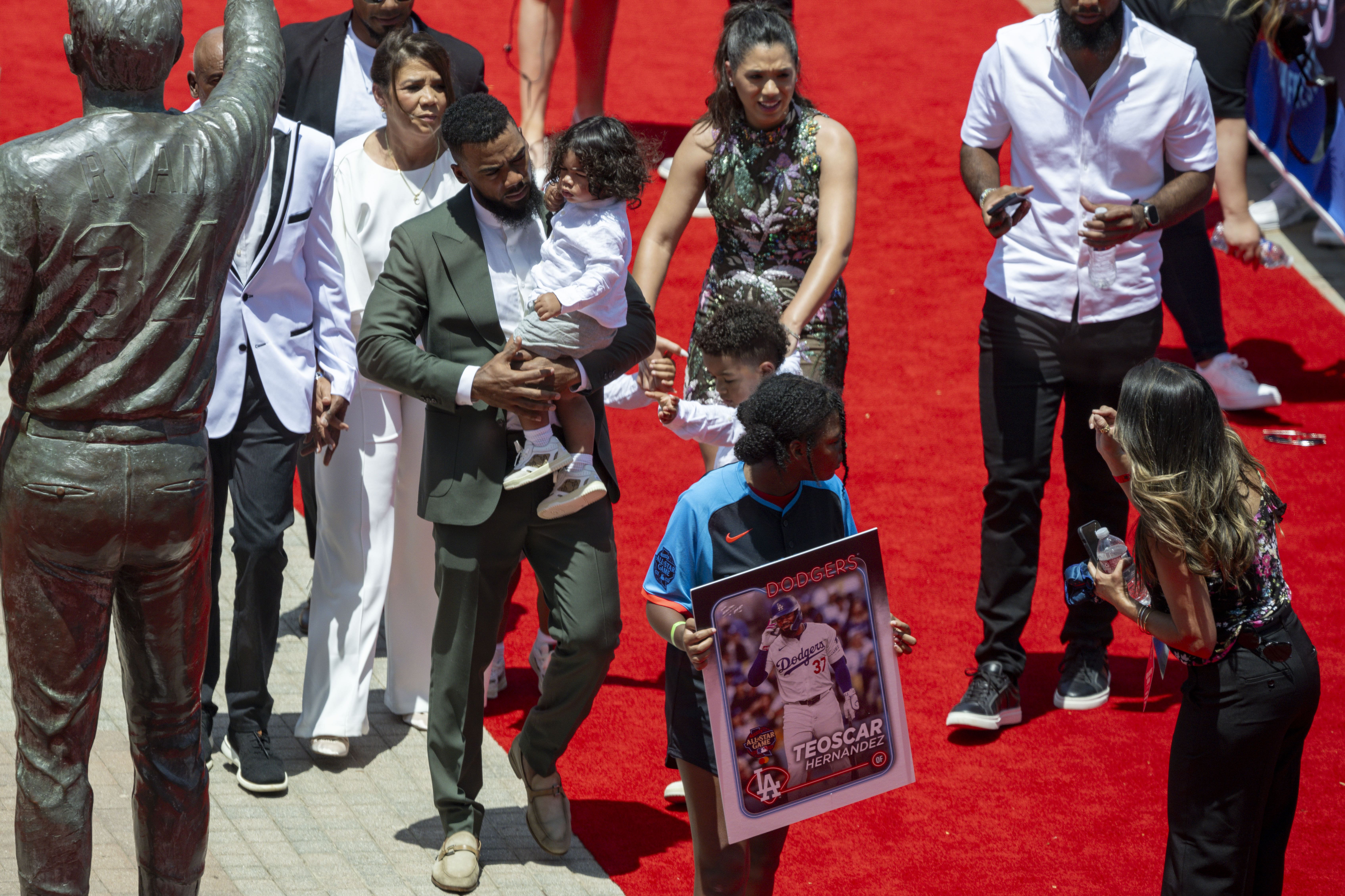 MLB All-Star Game - Teoscar Hernandez&#039;s Family (Image via USA Today)