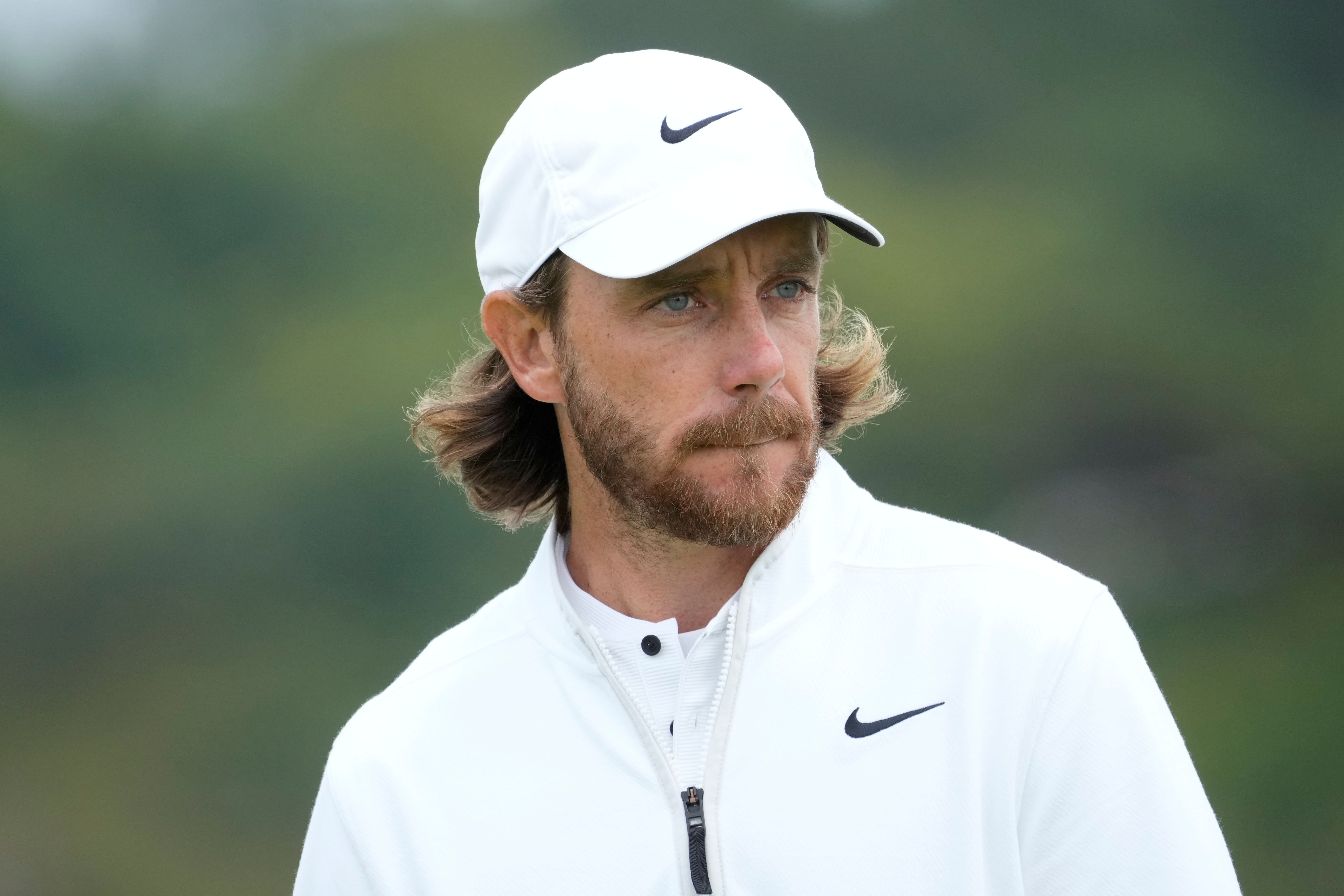 Tommy Fleetwood practicing ahead of The Open Championship 2024 [Image via imagn]