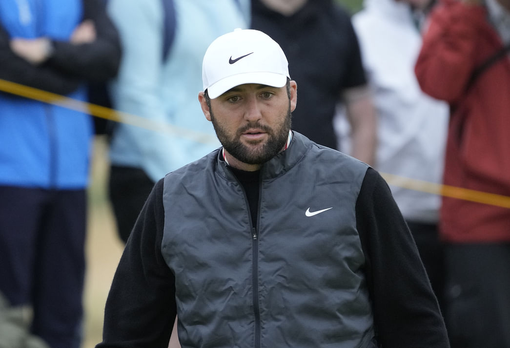 Scottie Scheffler's caddie forced to leave The Open course mid-round ...