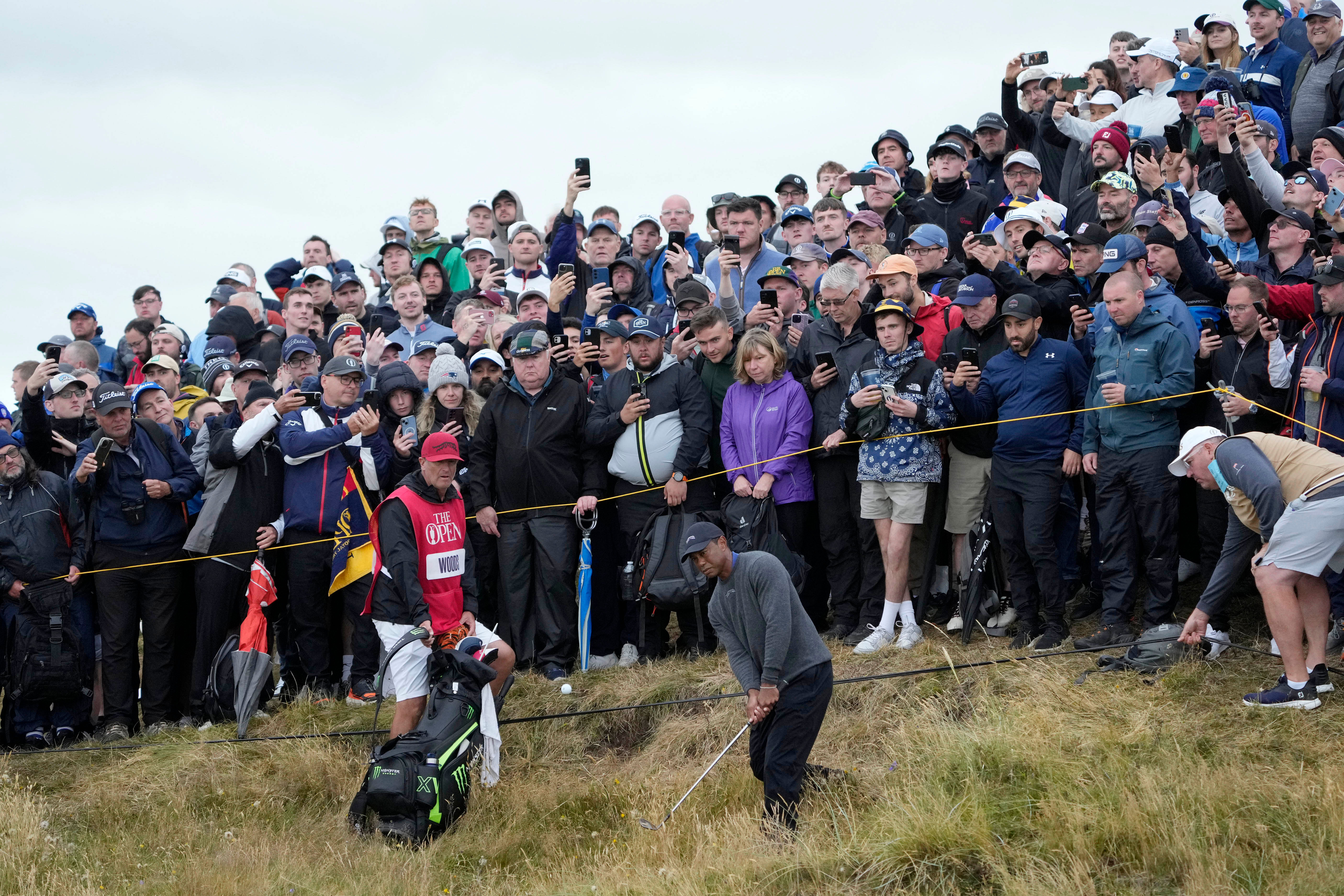 Tiger Woods in Round 1 of The Open Championship at the Royal Troon Golf Club [Image via imagn]