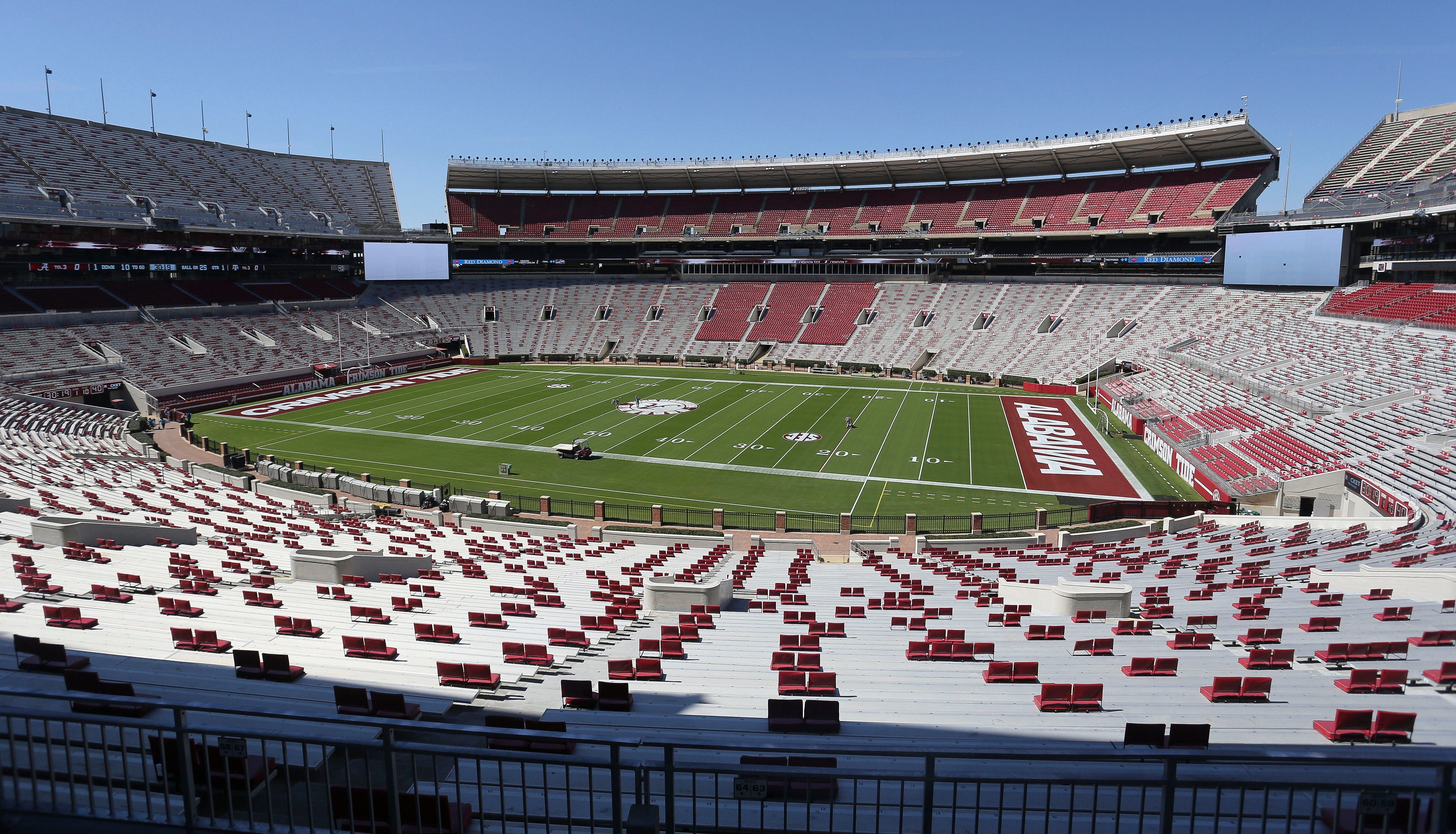 Home to the Alabama Crimson Tide, Bryant-Denny Stadium is one of college football&#039;s toughest venues. (Image Credit: The Tuscaloosa News)