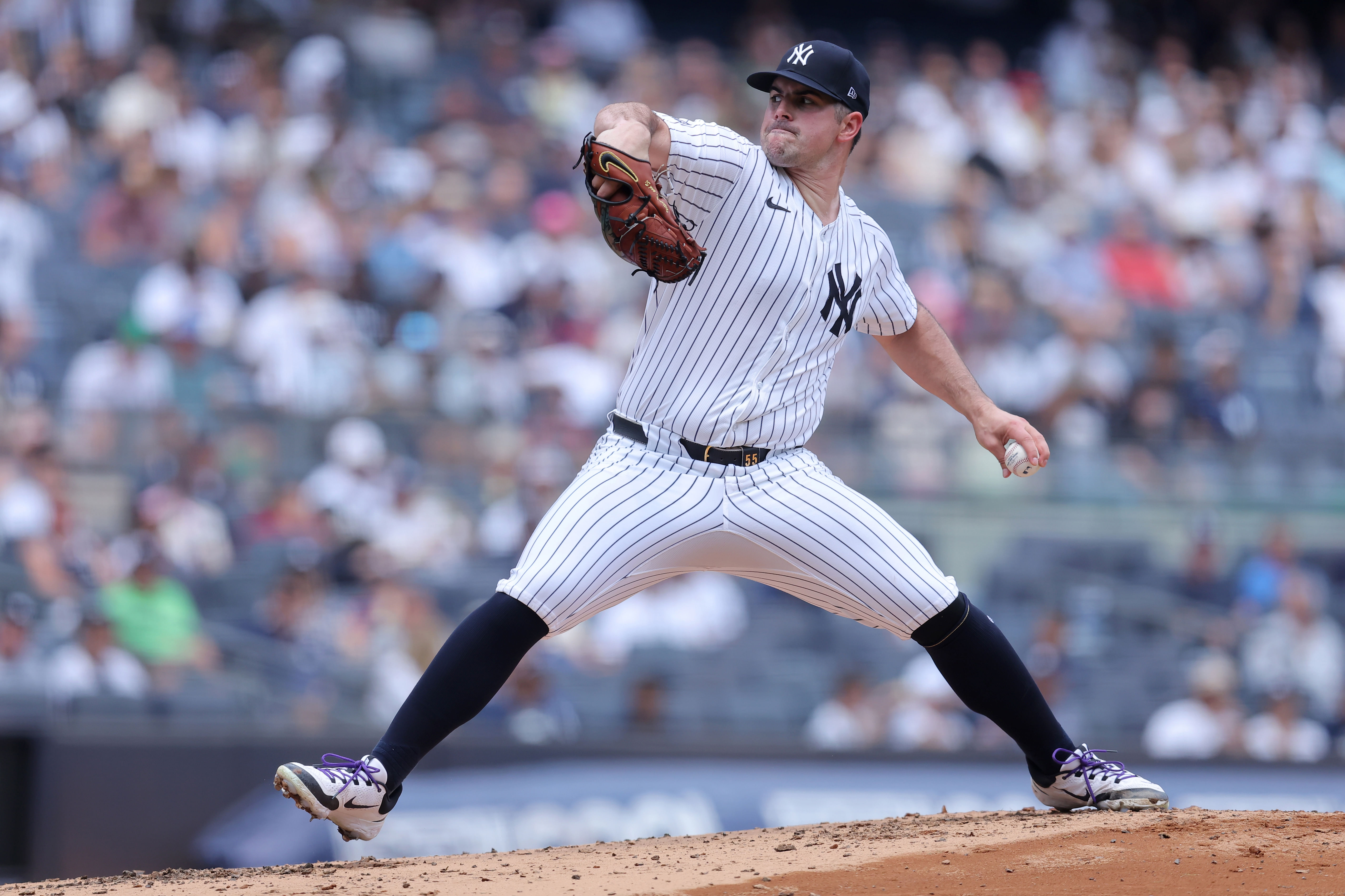 Carlos Rodon might not get a lot of strikeouts (Imagn)