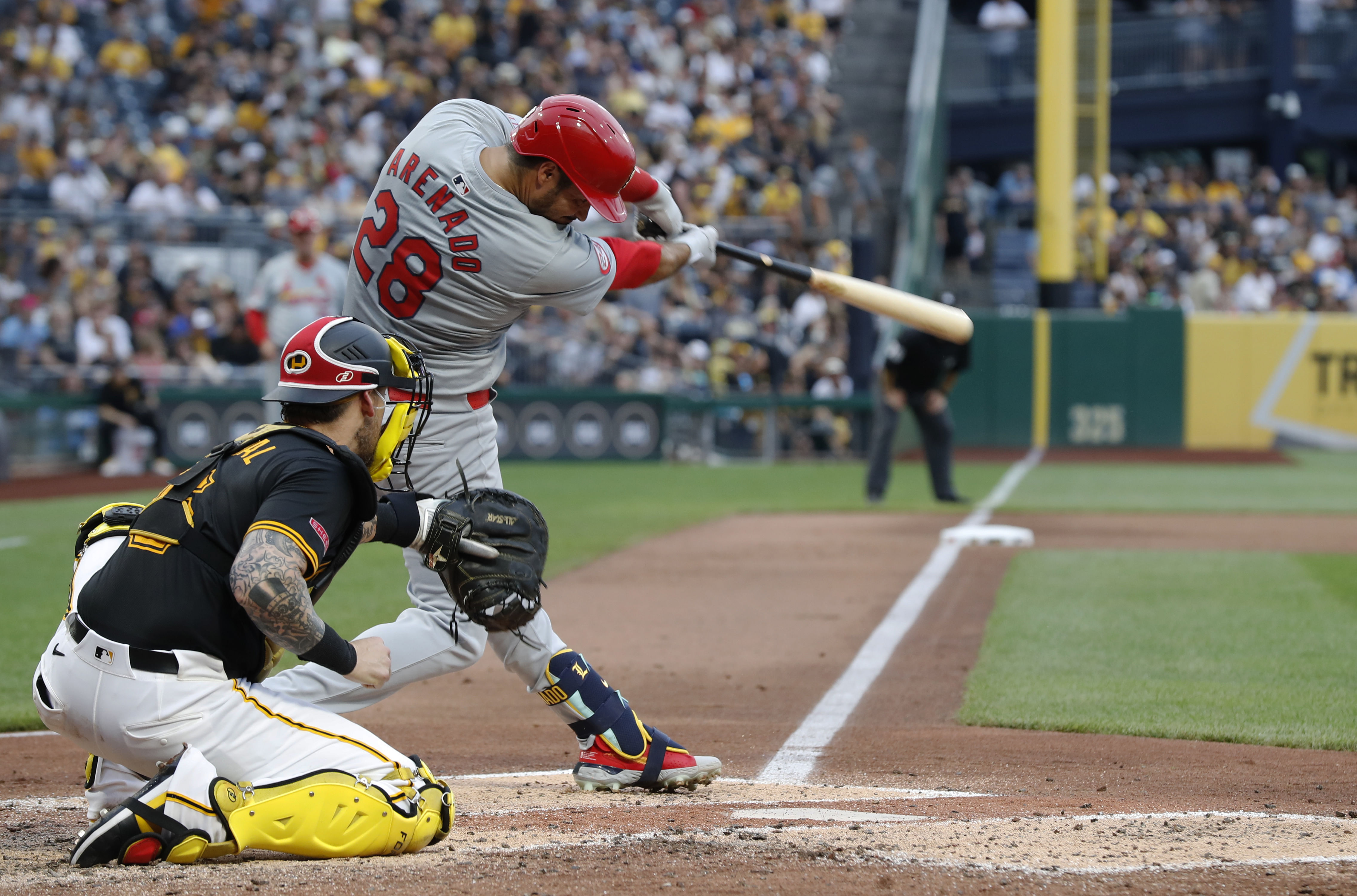 WATCH: Cardinals' Slugger Nolan Arenado Casually Pulls Cup Full Of ...