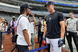 WATCH: Aaron Judge gifts Knicks All-Star Jalen Brunson autographed Jordan cleats, acknowledges greatness with a personalized message