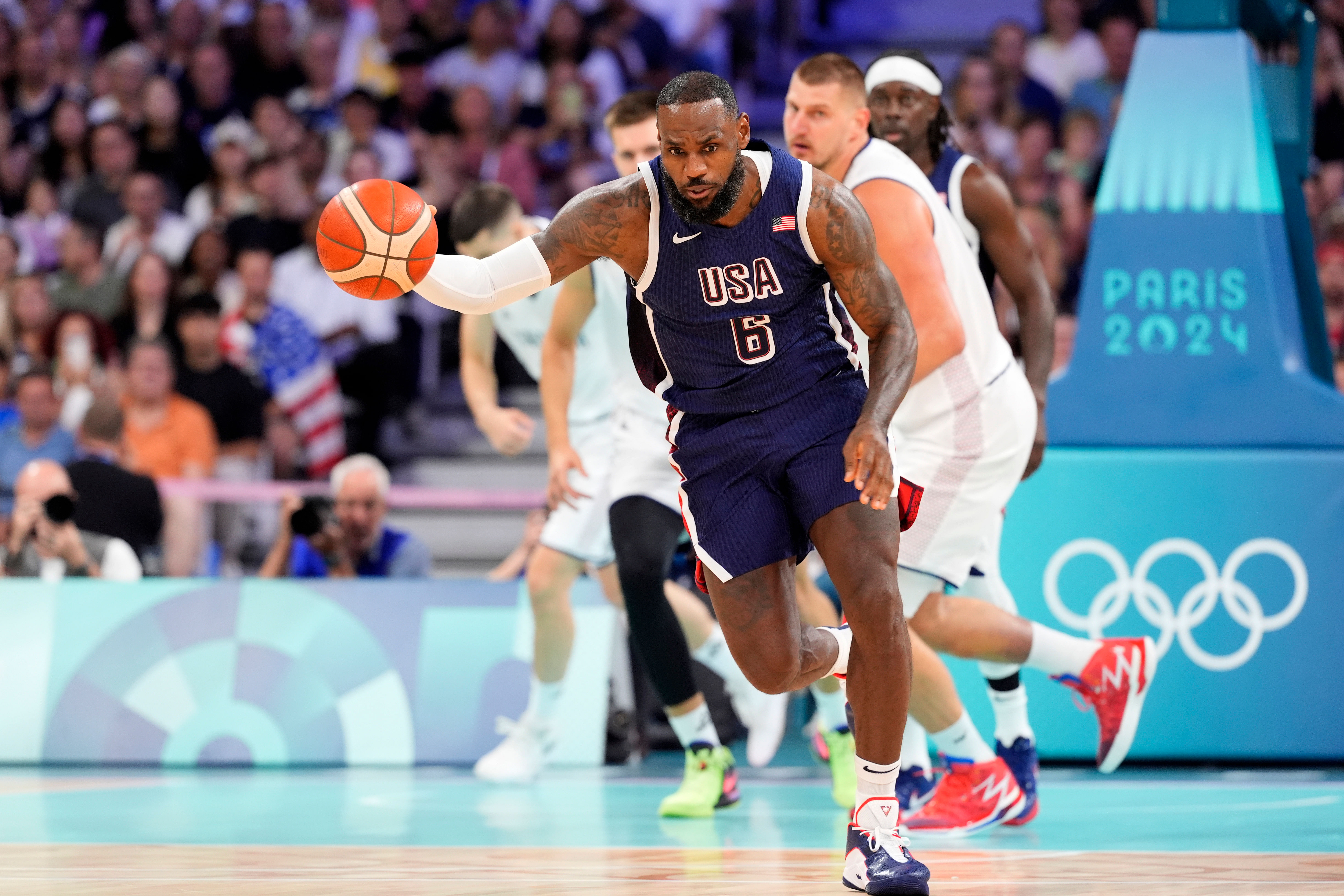 Olympics: Basketball-Men Group C - SRB-USA - Source: Imagn