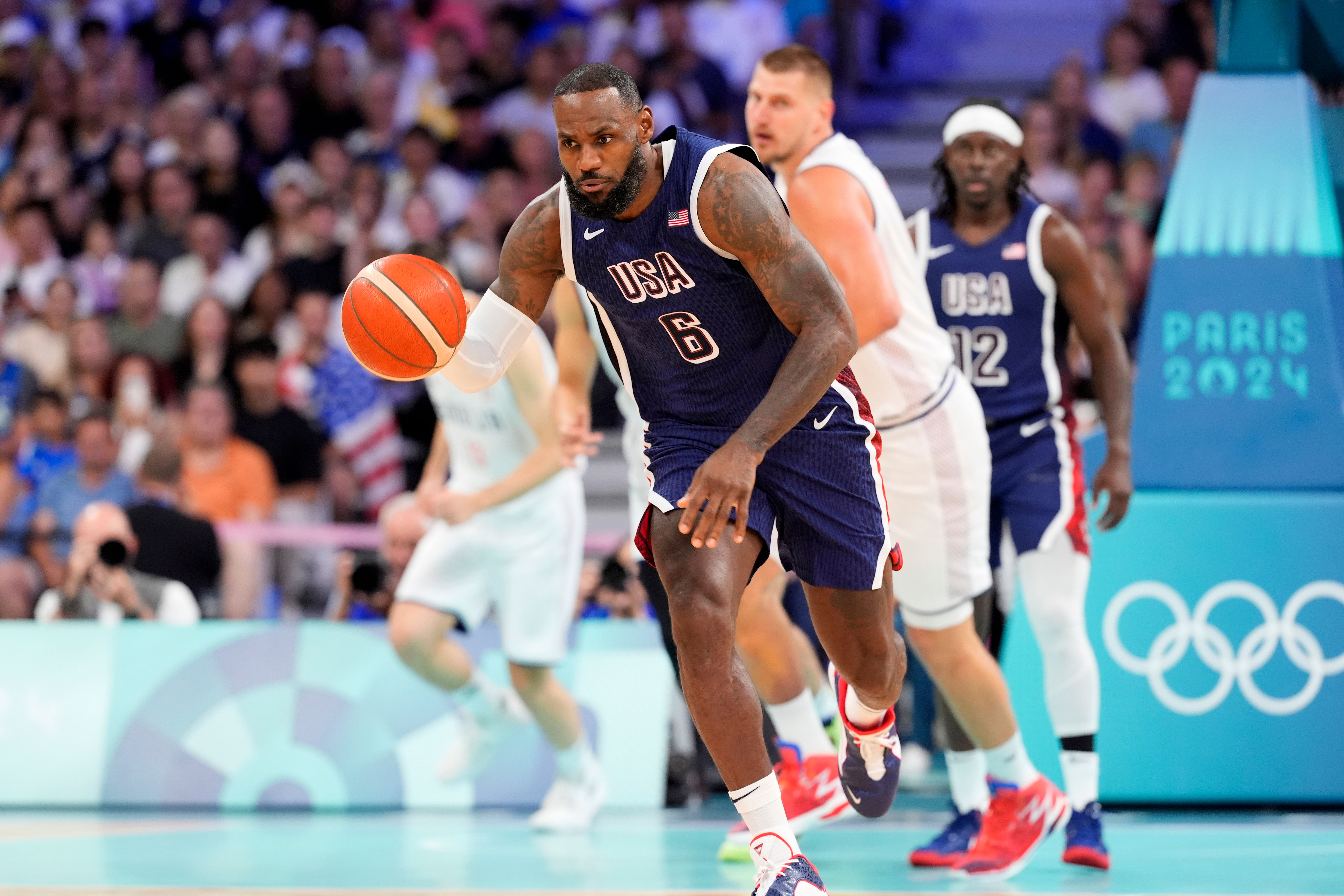 Olympics: Basketball-Men Group C - SRB-USA - Source: Imagn