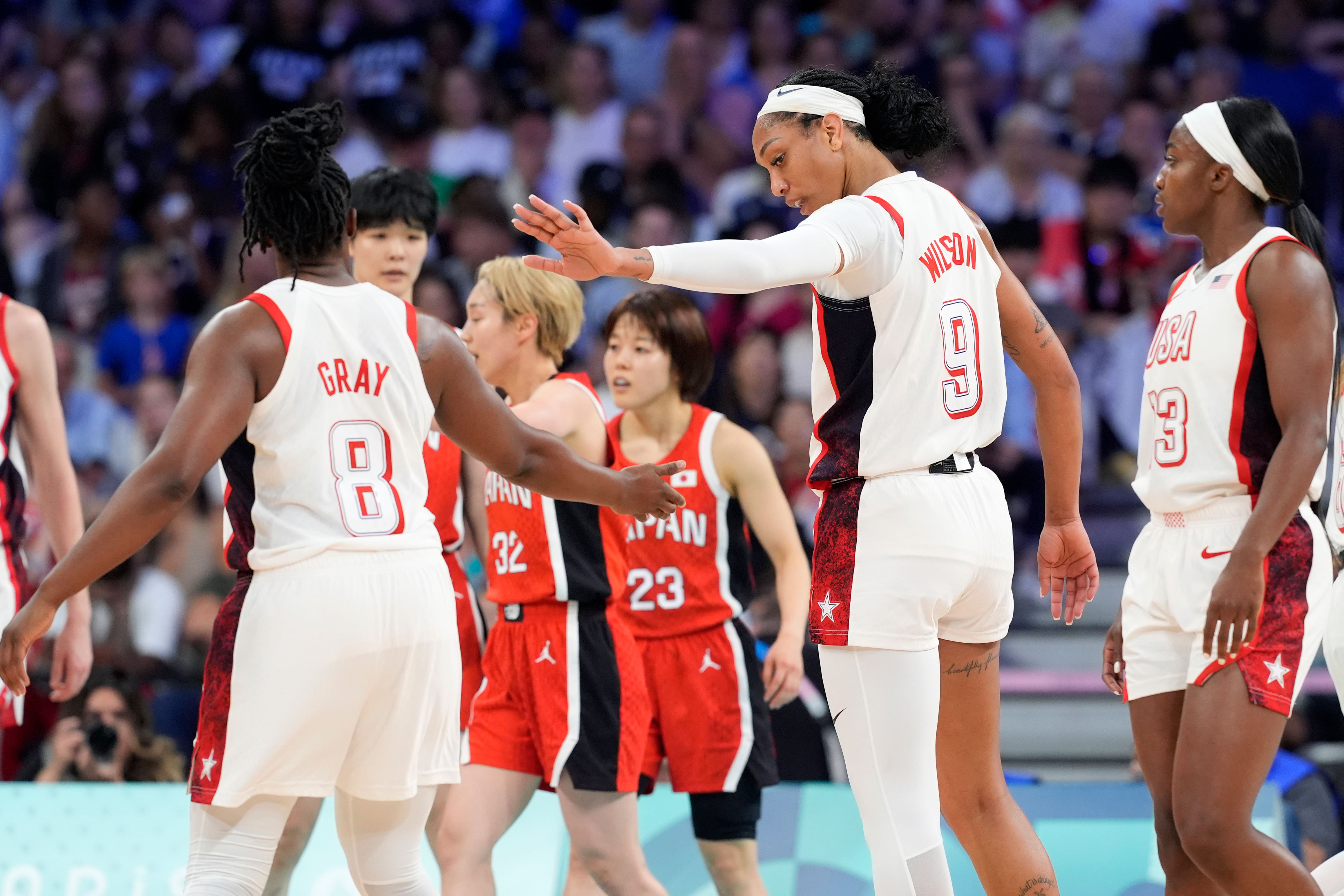 Olympics: Basketball-Women Group C - USA-JPN - Source: Imagn