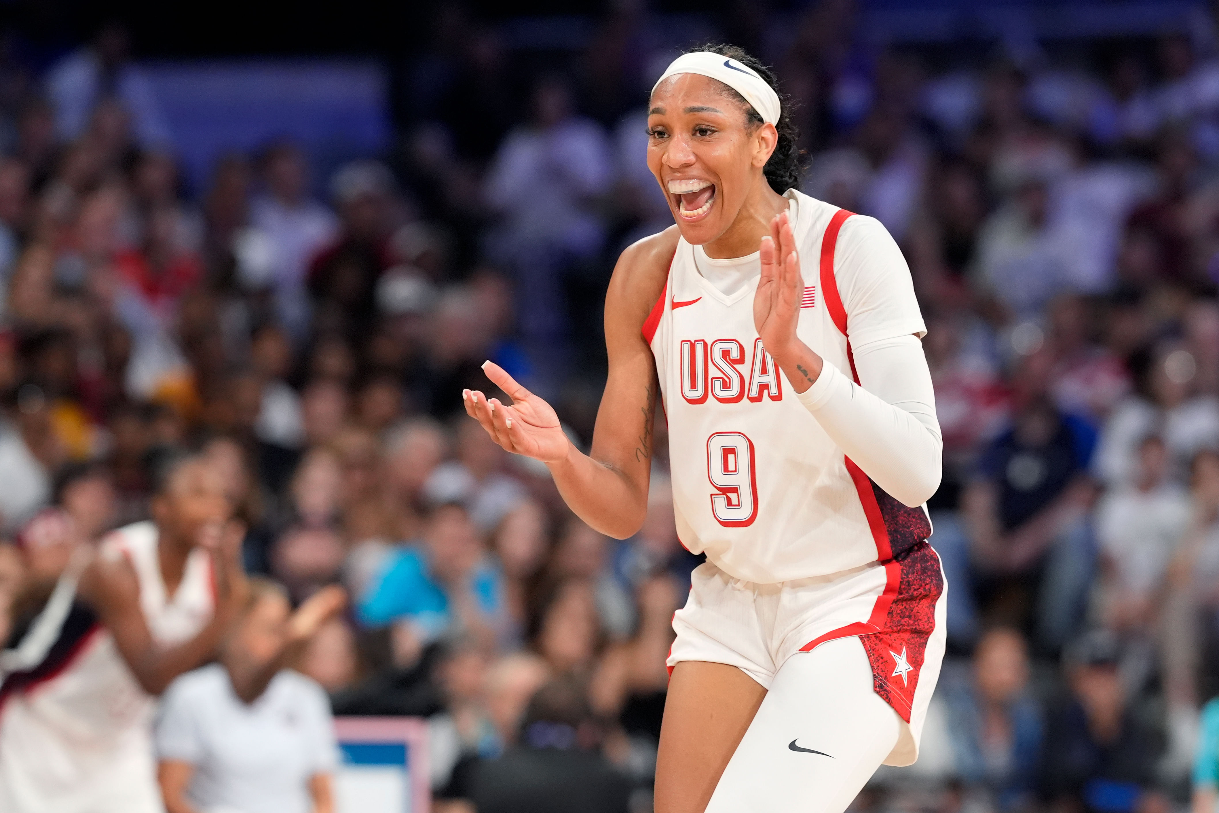 A&#039;ja Wilson for USA Basketball Women&#039;s Olympic Team [IMAGN]