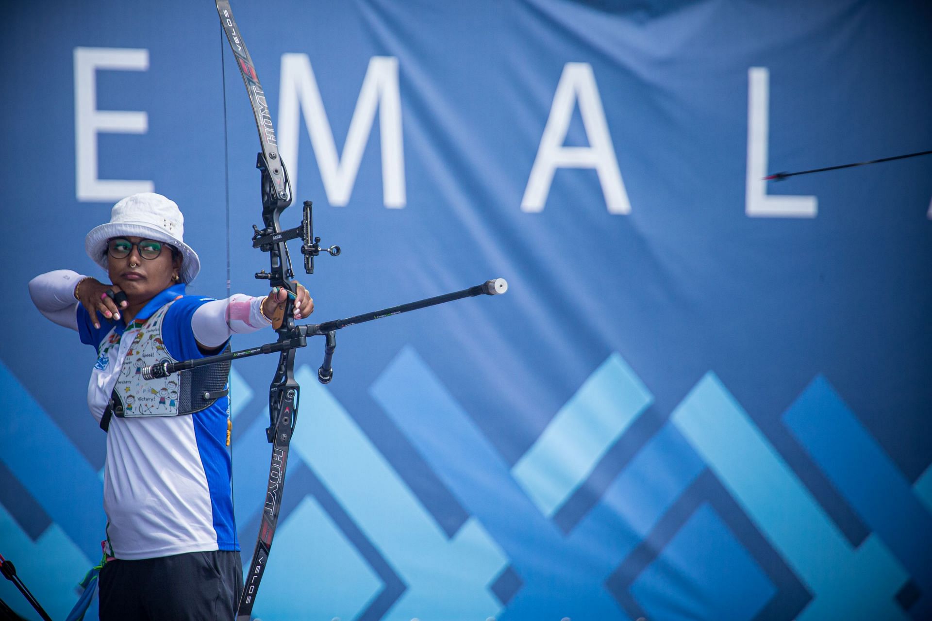 Deepika Kumari at the Archery World Cup 2021.