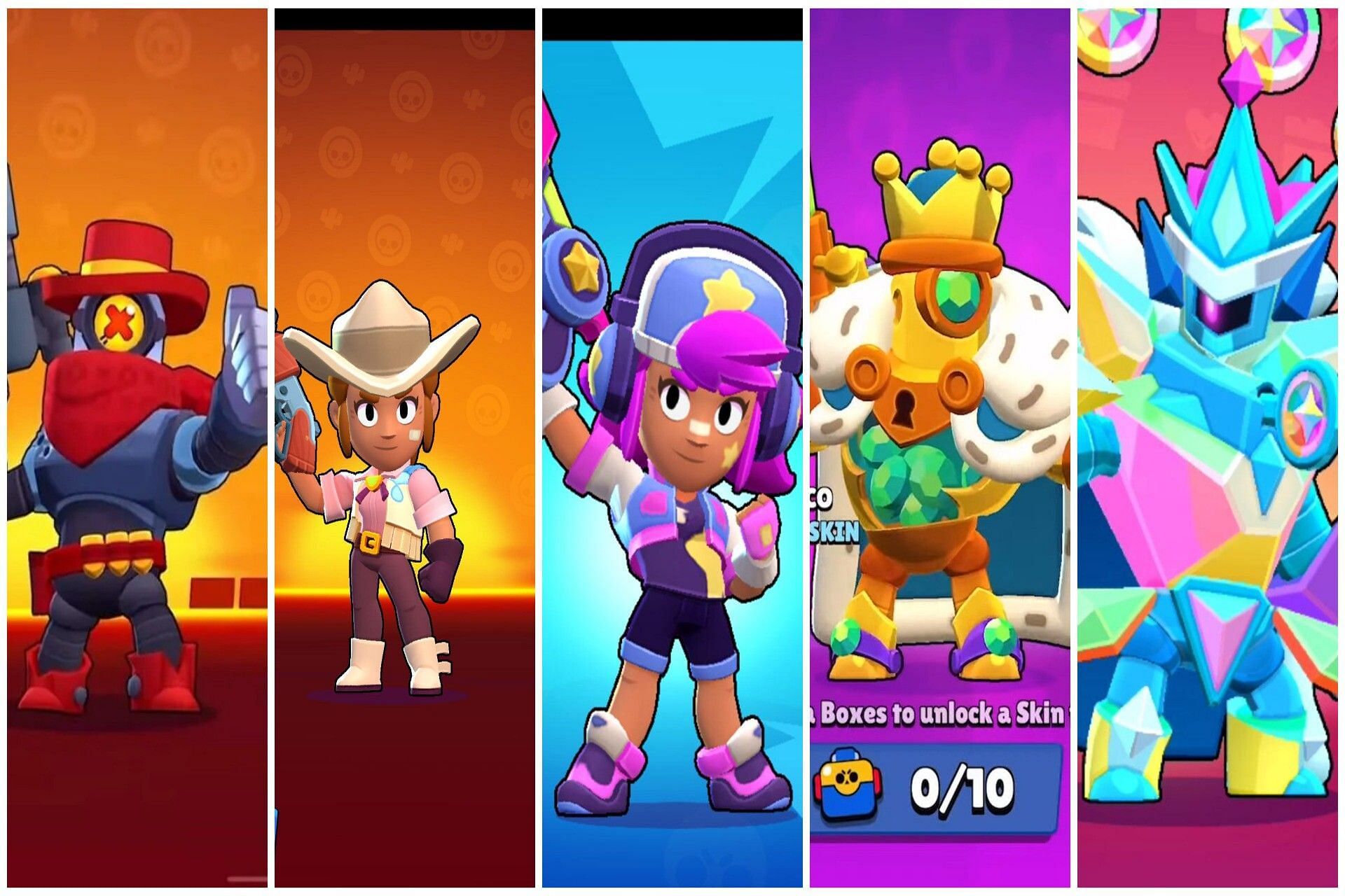 Best Brawl Stars skins in Mega Boxes 56