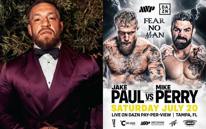 Conor McGregor reacts to BKFC star Mike Perry's boxing clash with "Dweeb" Jake Paul