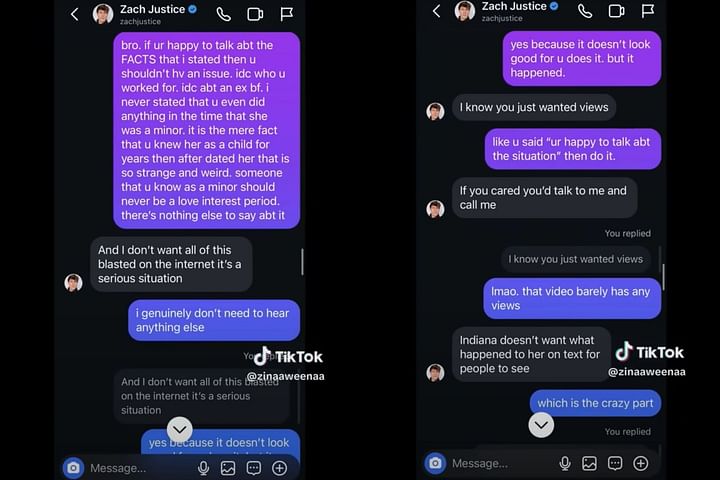 What are the allegations against Zach Justice? TikTok star comes under ...