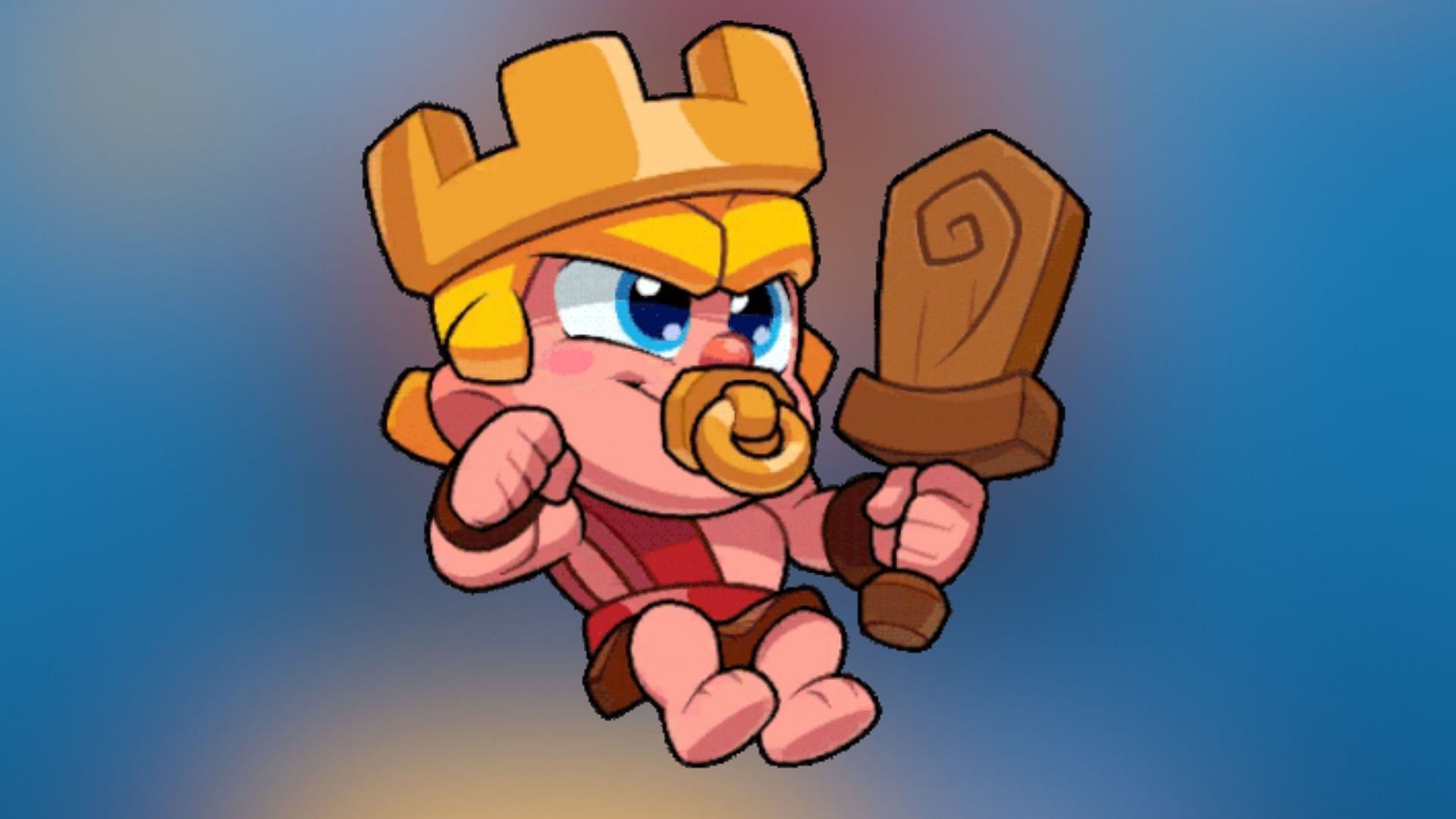 Baby Barbarian King has enormous health (Image via SuperCell)