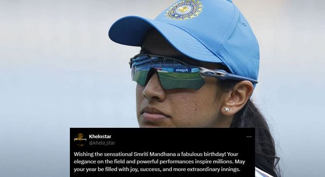 "Your elegance on the field and powerful performances inspire millions" - Wishes pour in as Smriti Mandhana celebrates her 28th birthday