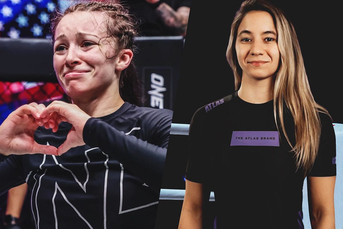 Danielle Kelly (left) is ready to defend the ONE atomweight submission grappling world title against Mayssa Bastos (right). [Photos via: ONE Championship]