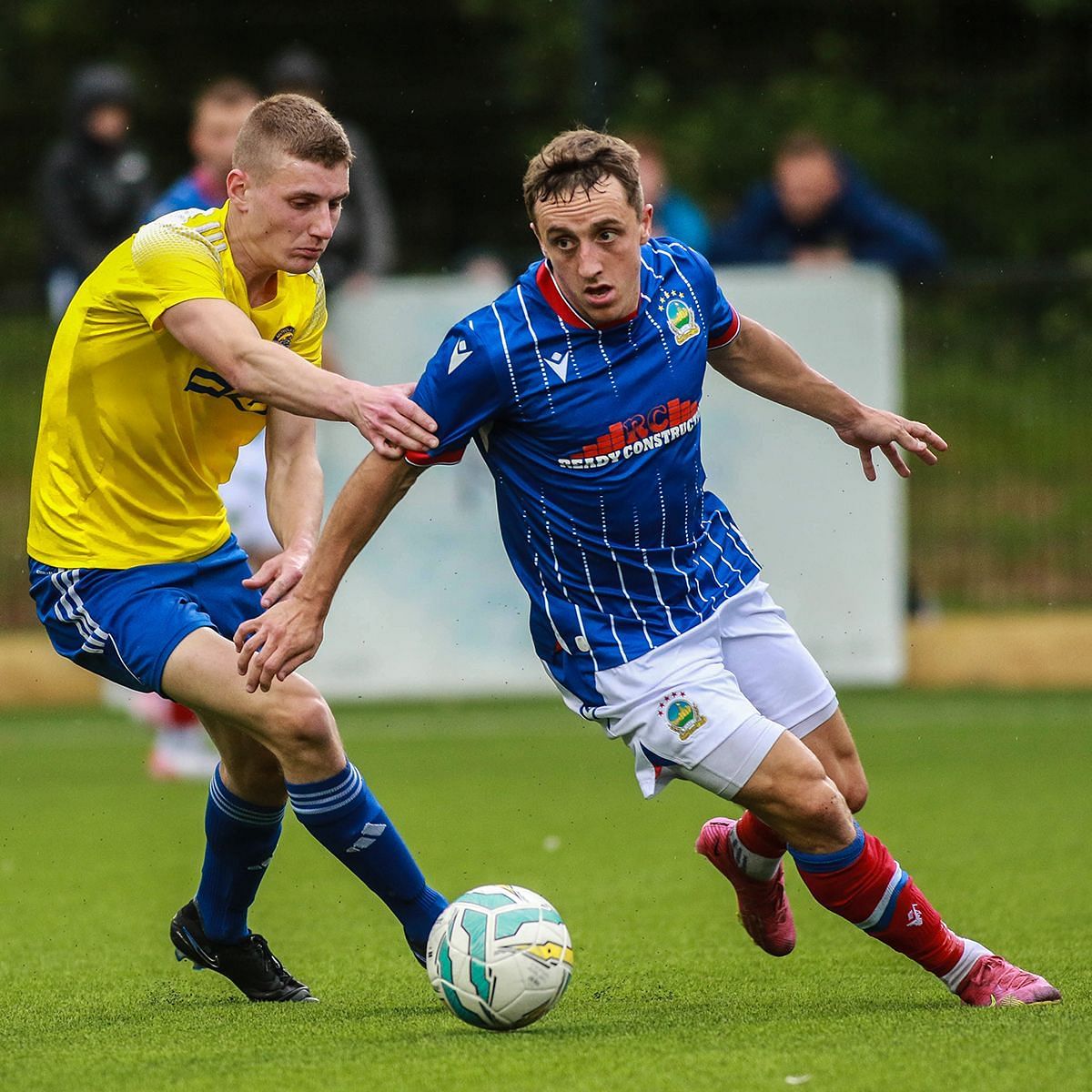 Linfield Fc in a league action