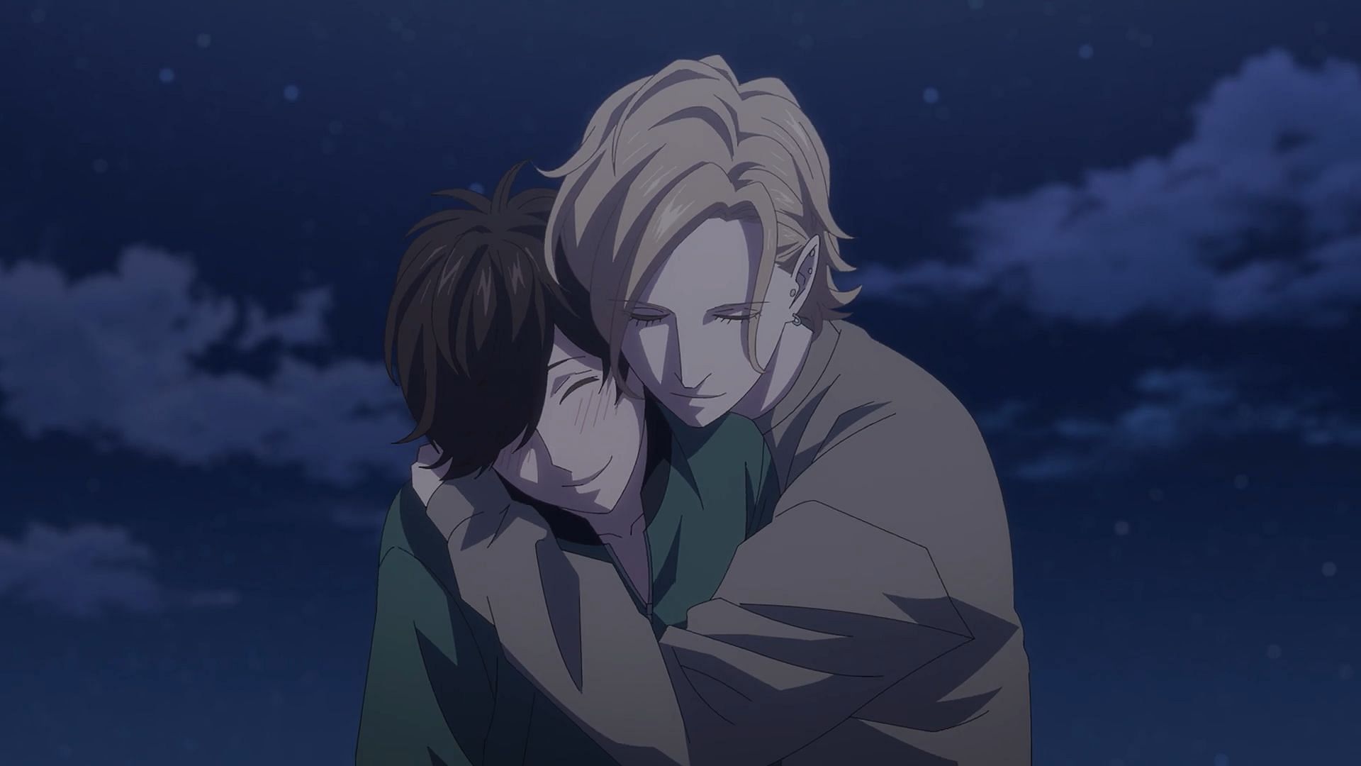 Hisashi hugs Mao (Image via Studio Deen)