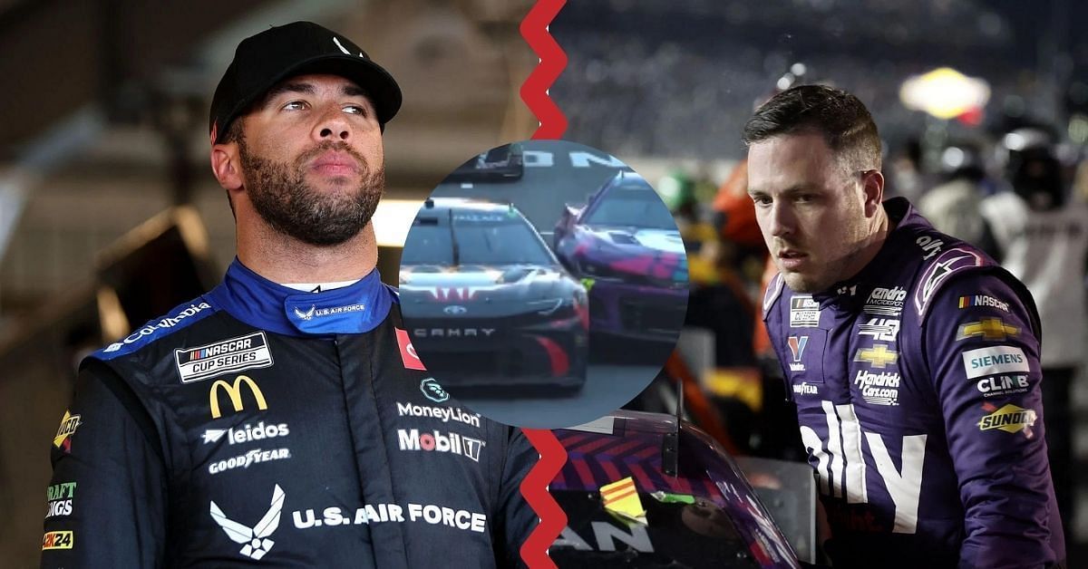 “He’s Gonna Hurt Someone”: Fans React As Bubba Wallace Hits Alex Bowman ...