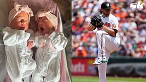 In Photos: Orioles ace Corbin Burnes shares pictures of newborn twin daughters